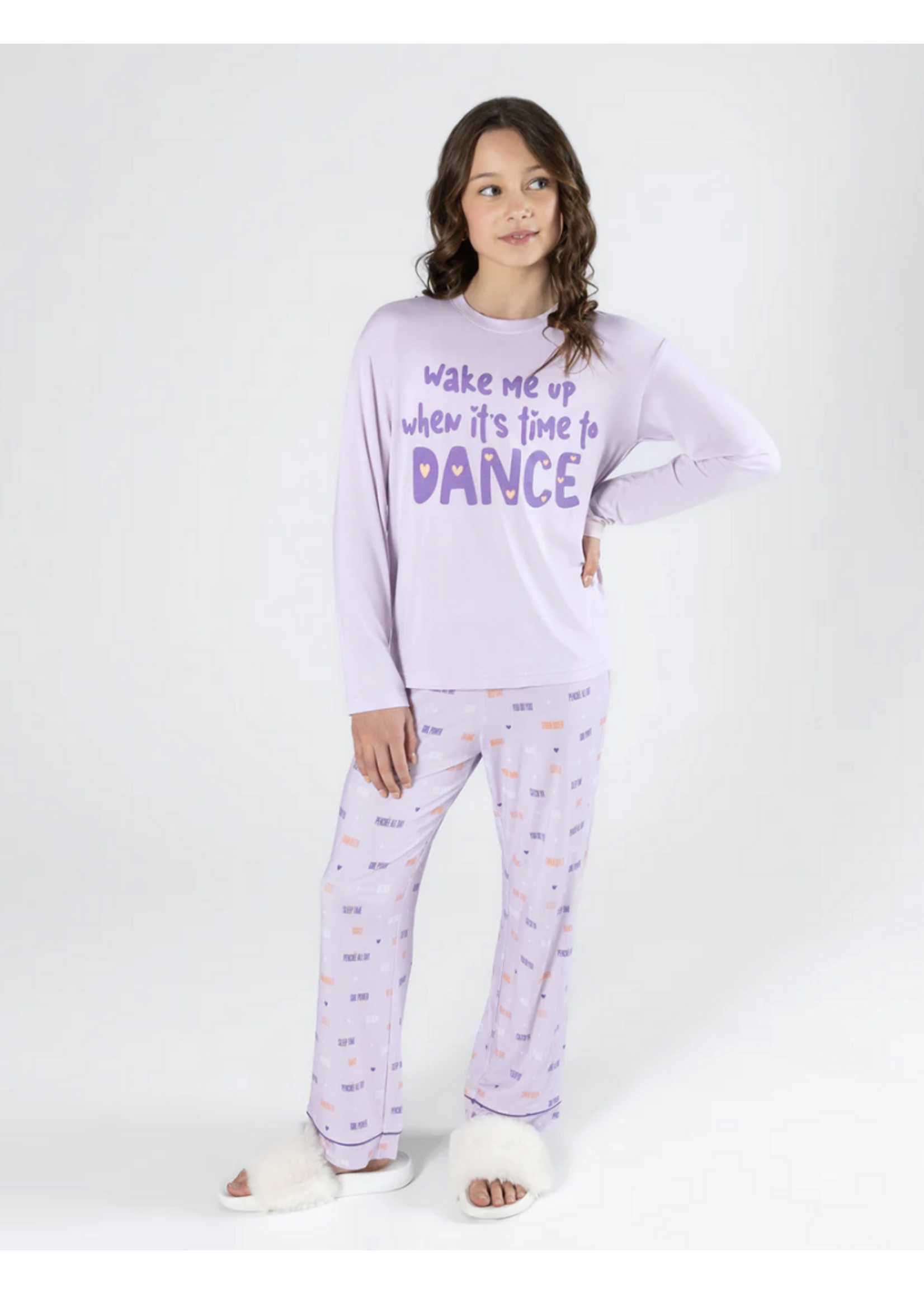 ENERGETIKS BAMBOO PAJAMA SET WITH BAGGY PANTS & LONG SLEEVE TOP