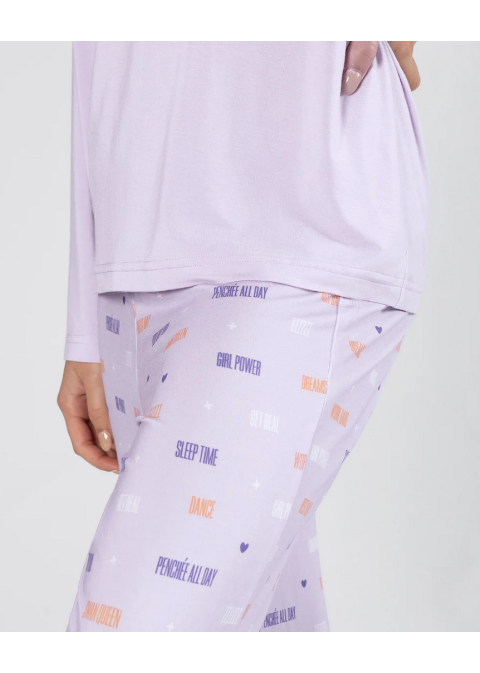 ENERGETIKS BAMBOO PAJAMA SET WITH BAGGY PANTS & LONG SLEEVE TOP