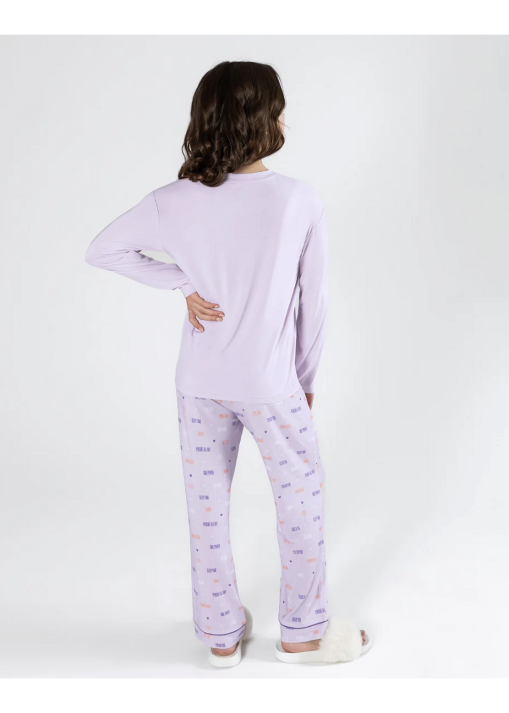 ENERGETIKS BAMBOO PAJAMA SET WITH BAGGY PANTS & LONG SLEEVE TOP