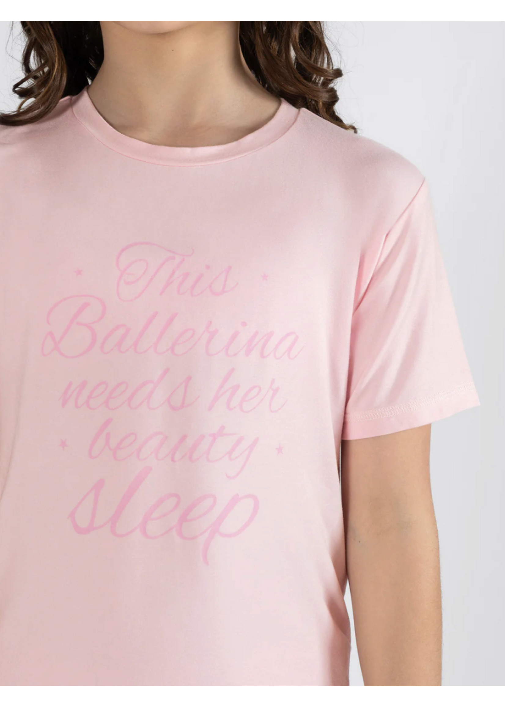 ENERGETIKS BAMBOO PAJAMA SET WITH RUFFLE SHORT & TSHIRT