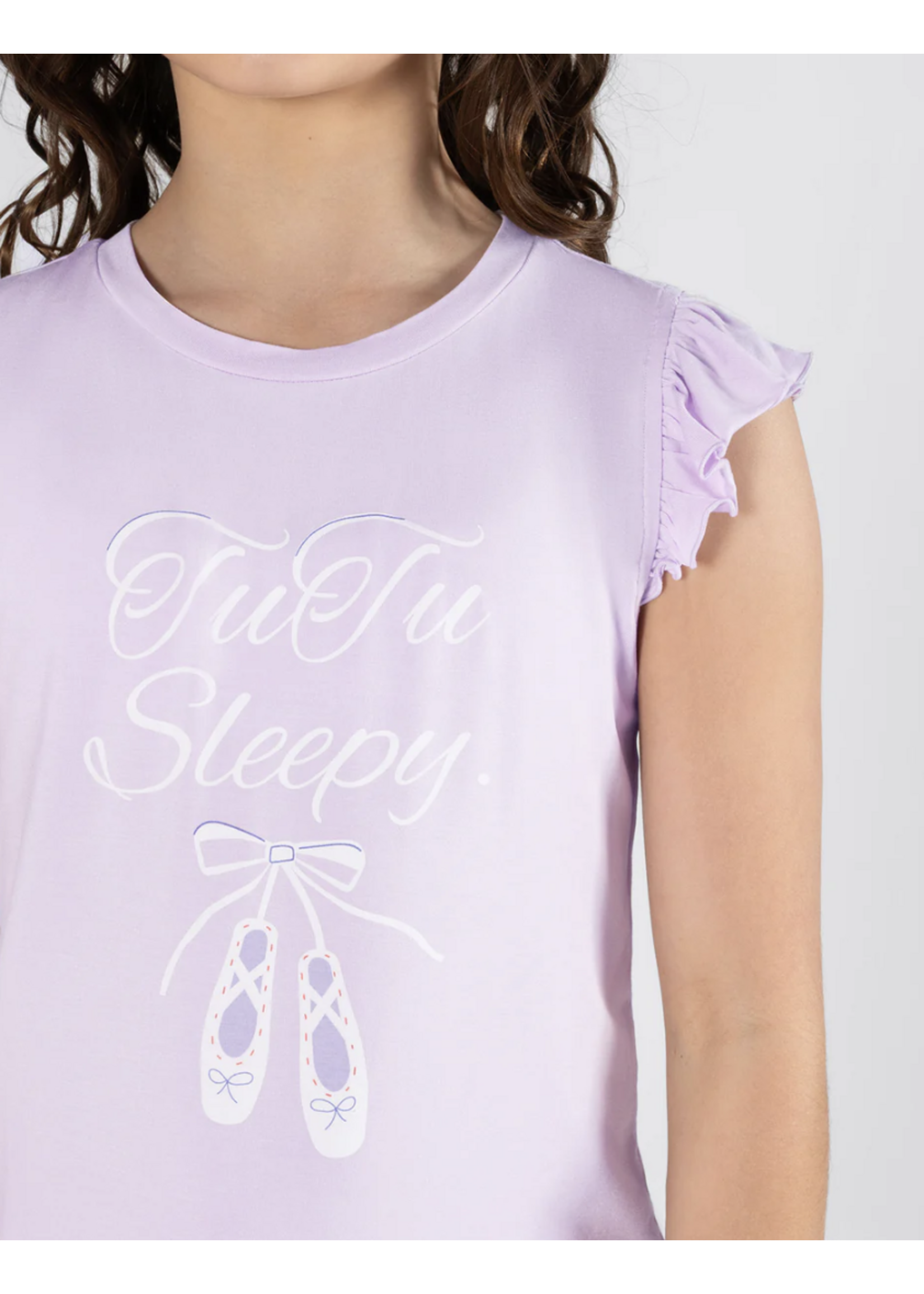 ENERGETIKS BAMBOO PAJAMA SET WITH RUFFLE SHORT & TSHIRT