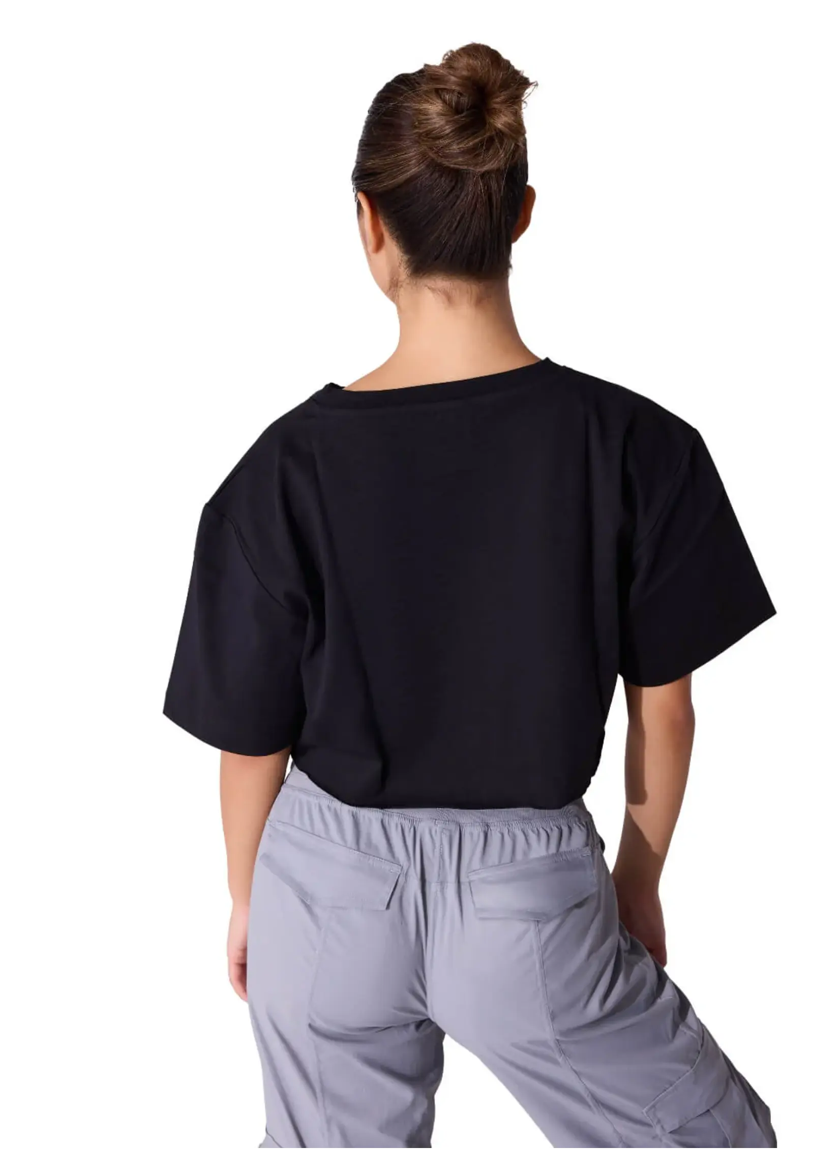 CAPEZIO & BUNHEADS AF12561W ADULT ESSENCE BOX CROPPED T-SHIRT