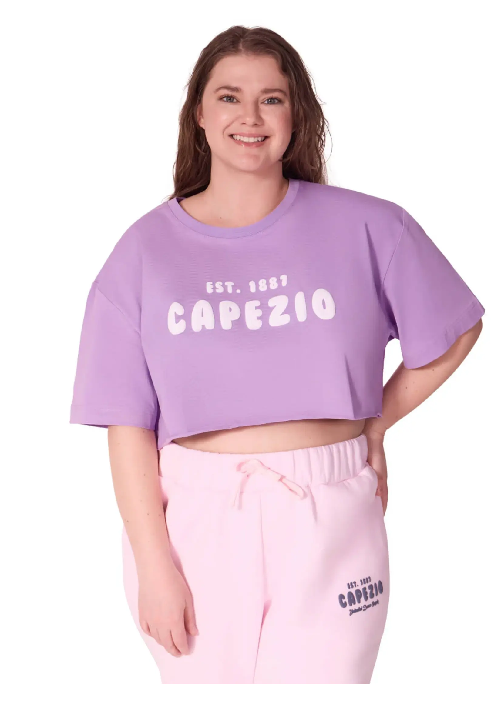 CAPEZIO & BUNHEADS AF12561W ADULT ESSENCE BOX CROPPED T-SHIRT