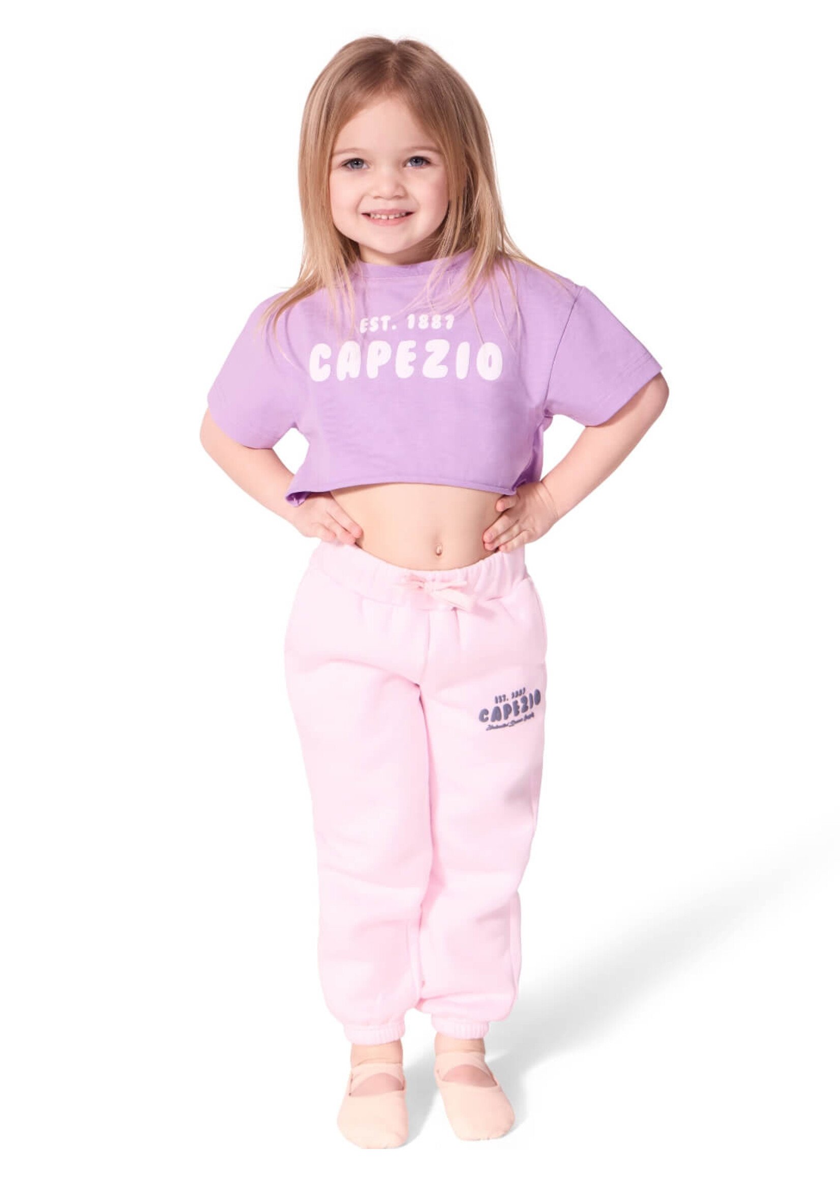 CAPEZIO & BUNHEADS AF12561C CHILD ESSENCE BOX CROPPED T-SHIRT