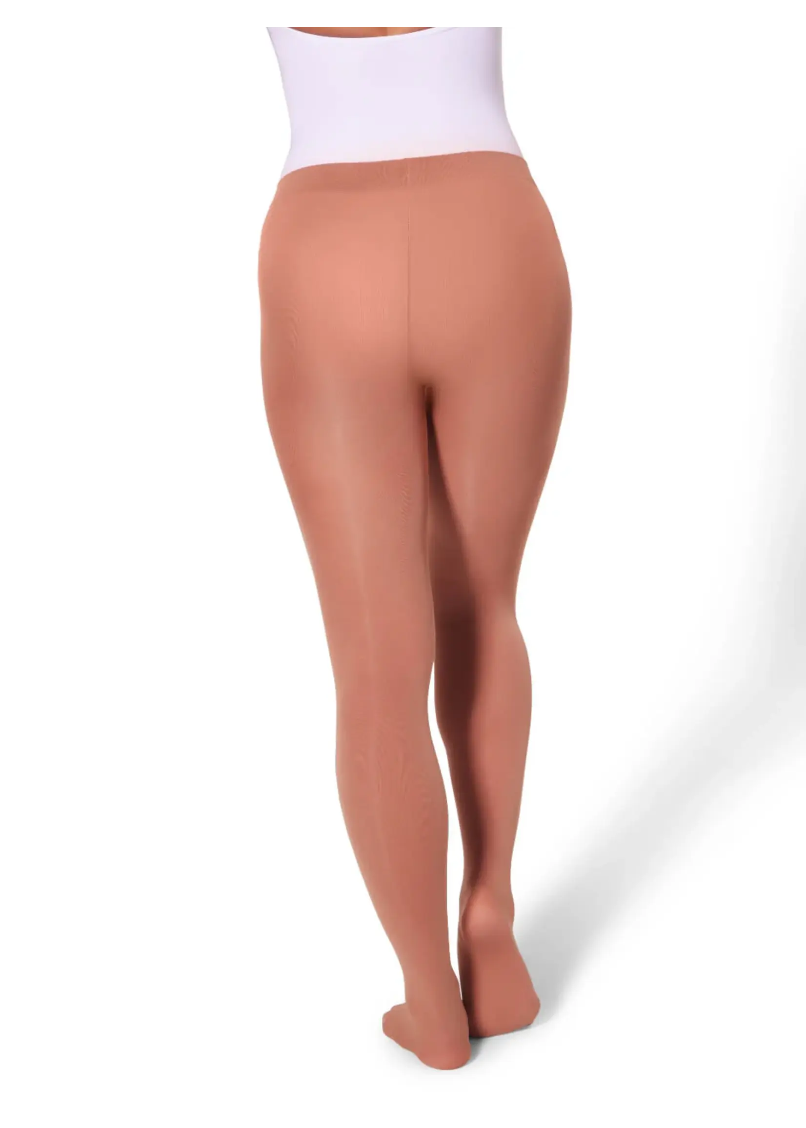 CAPEZIO & BUNHEADS A1915 ULTRASOFT WAISTBAND FOOTED TIGHT