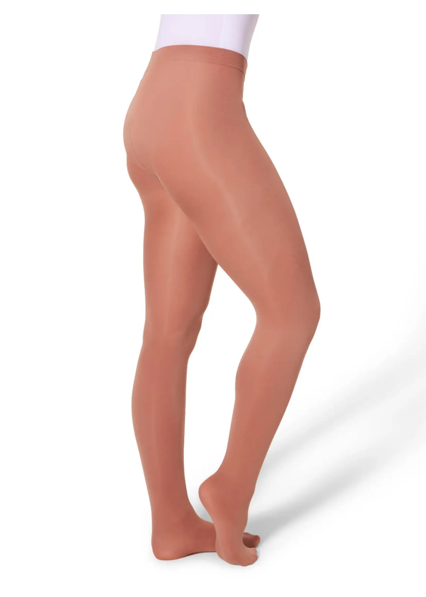 CAPEZIO & BUNHEADS A1915 ULTRASOFT WAISTBAND FOOTED TIGHT