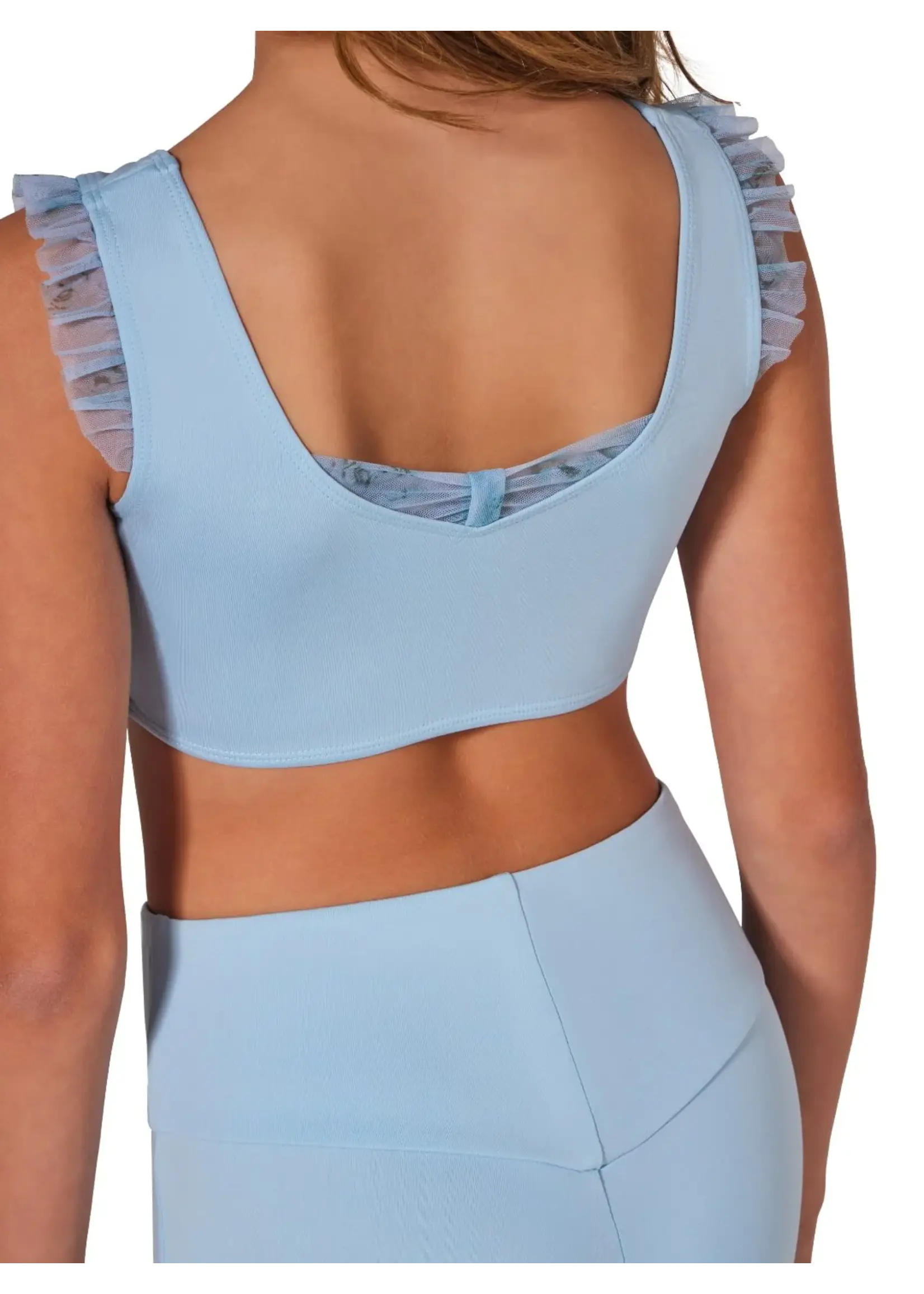 CAPEZIO & BUNHEADS AF12436C COMING UP ROSES ROSY TANK BRA TOP