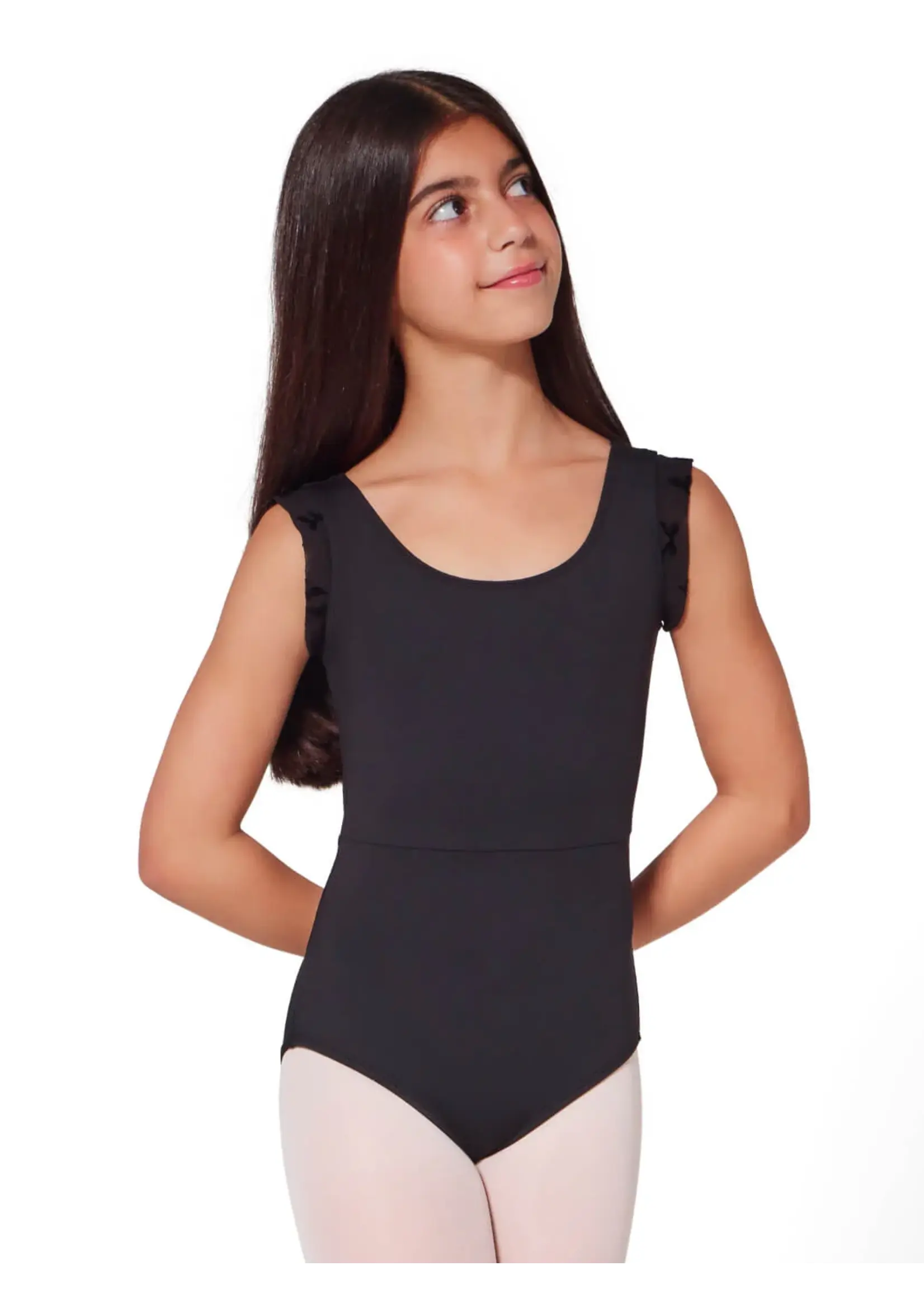 CAPEZIO & BUNHEADS AF12422C TAKE A BOW RIBBON TANK LEOTARD