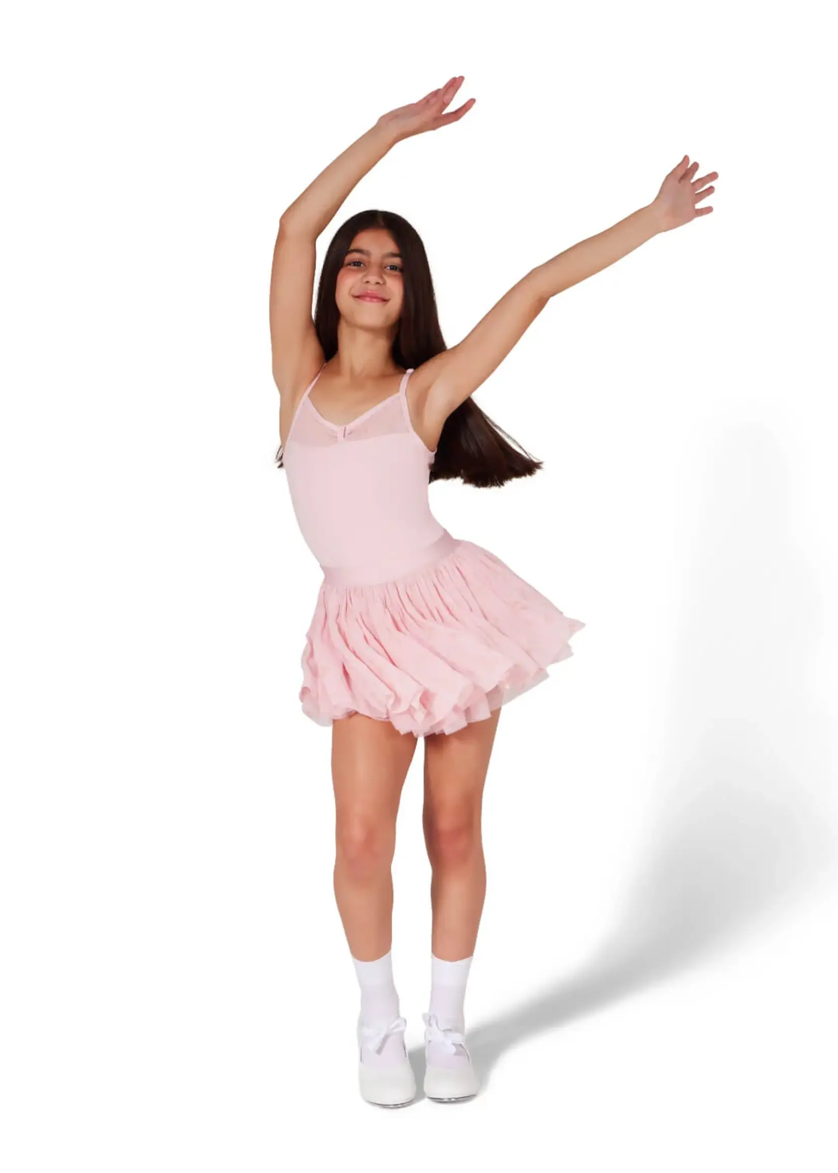 CAPEZIO & BUNHEADS AF12424C TAKE A BOW CHASSE SPARKLE WAISTBAND SKIRT