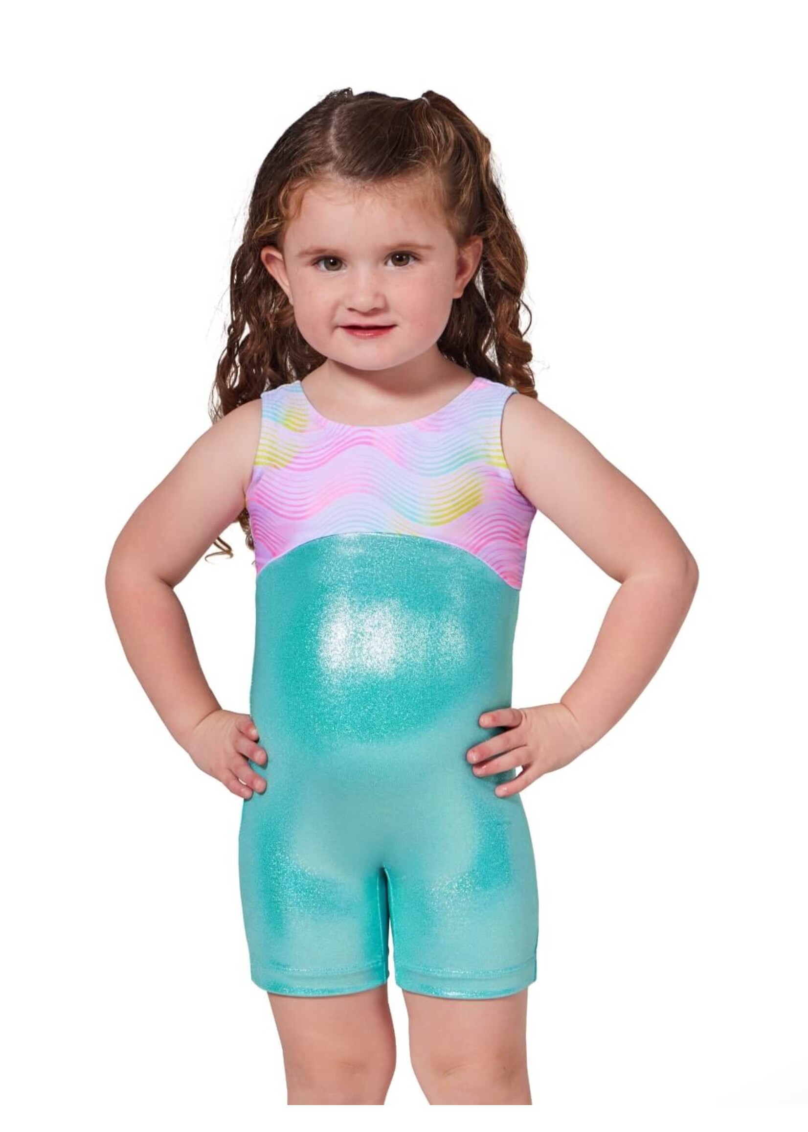 CAPEZIO & BUNHEADS AF12443C SUNSET WAVE TIDAL BIKETARD