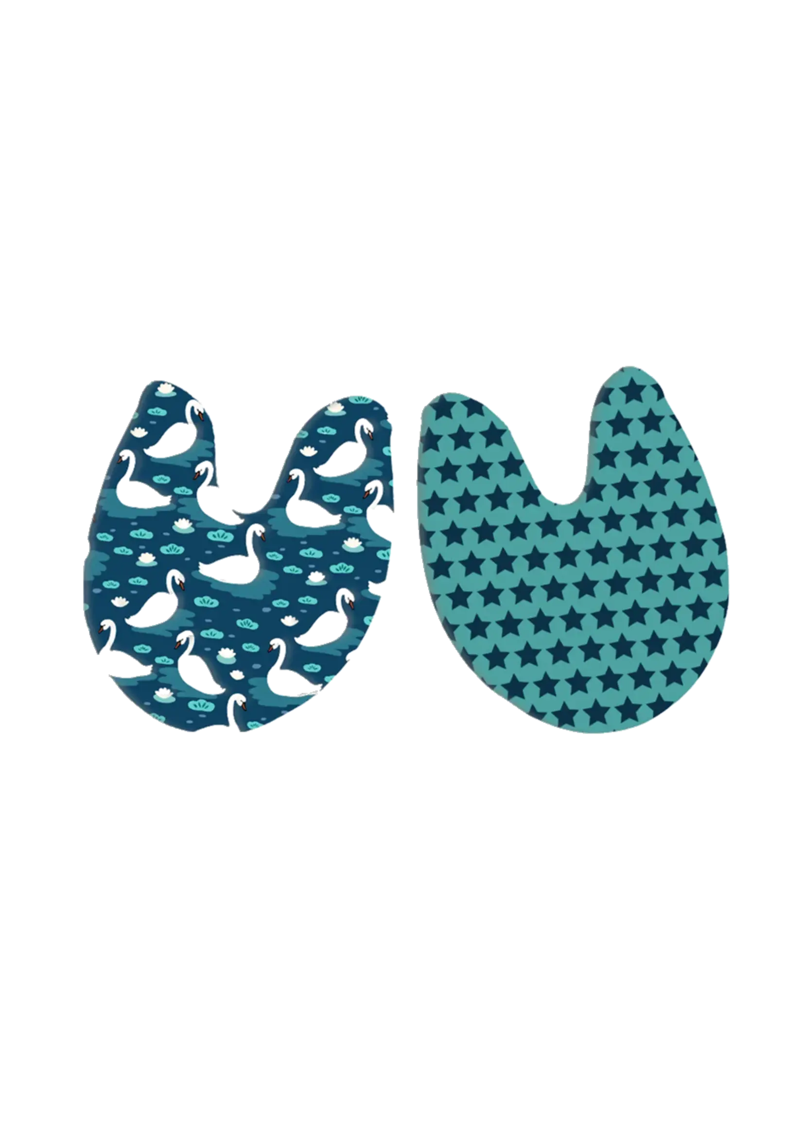 B PLUS 120 FLIPS REVERSIBLE TOE PADS WITH MESH BAG