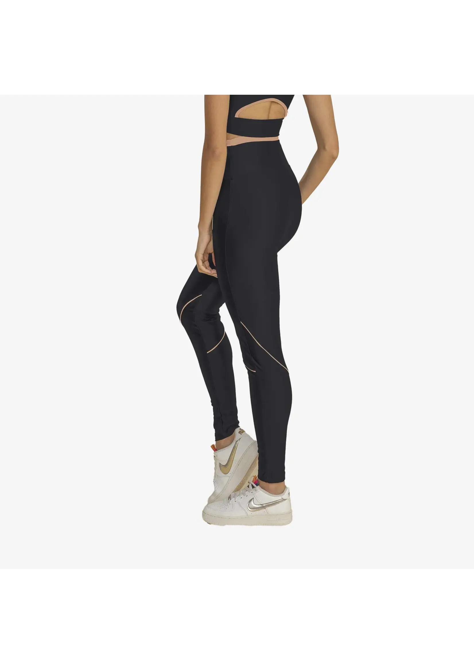 SO DANCA BY38 2 TONE PIPED CONTRAST HIGH WAIST LEGGING