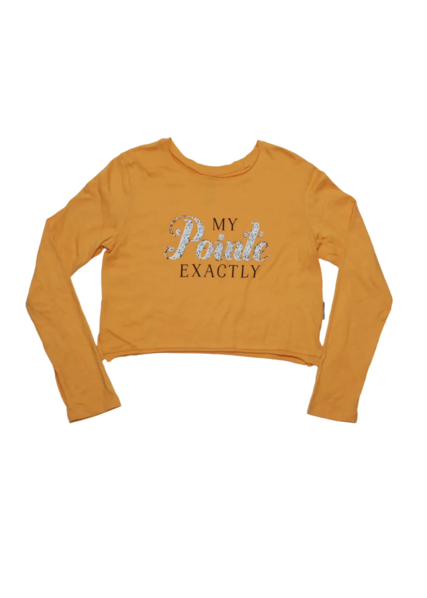 SUGAR & BRUNO F2007 MY POINTE EXACTLY LONG SLEEVE CROP TOP