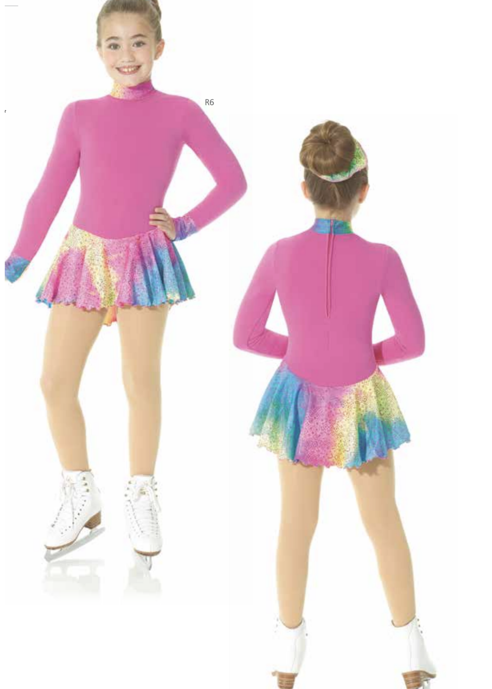 MONDOR POLARTEC CHILDRENS LONG SLEEVE SKATE DRESS