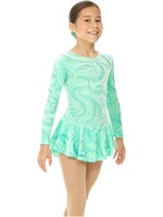 MONDOR VELVET SPARKLE CHILDRENS LONG SLEEVE SKATE DRESS