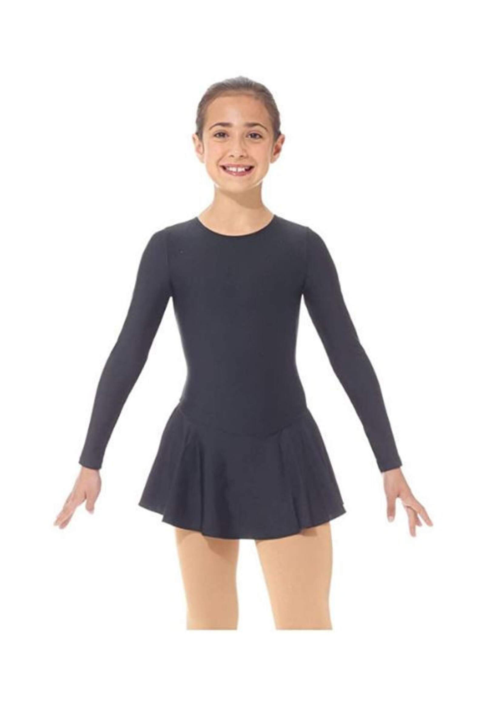 MONDOR CHILDREN'S SIMPLE EXAMINATION LONG SLEEVE SKATE NYLON DRESS 611-52