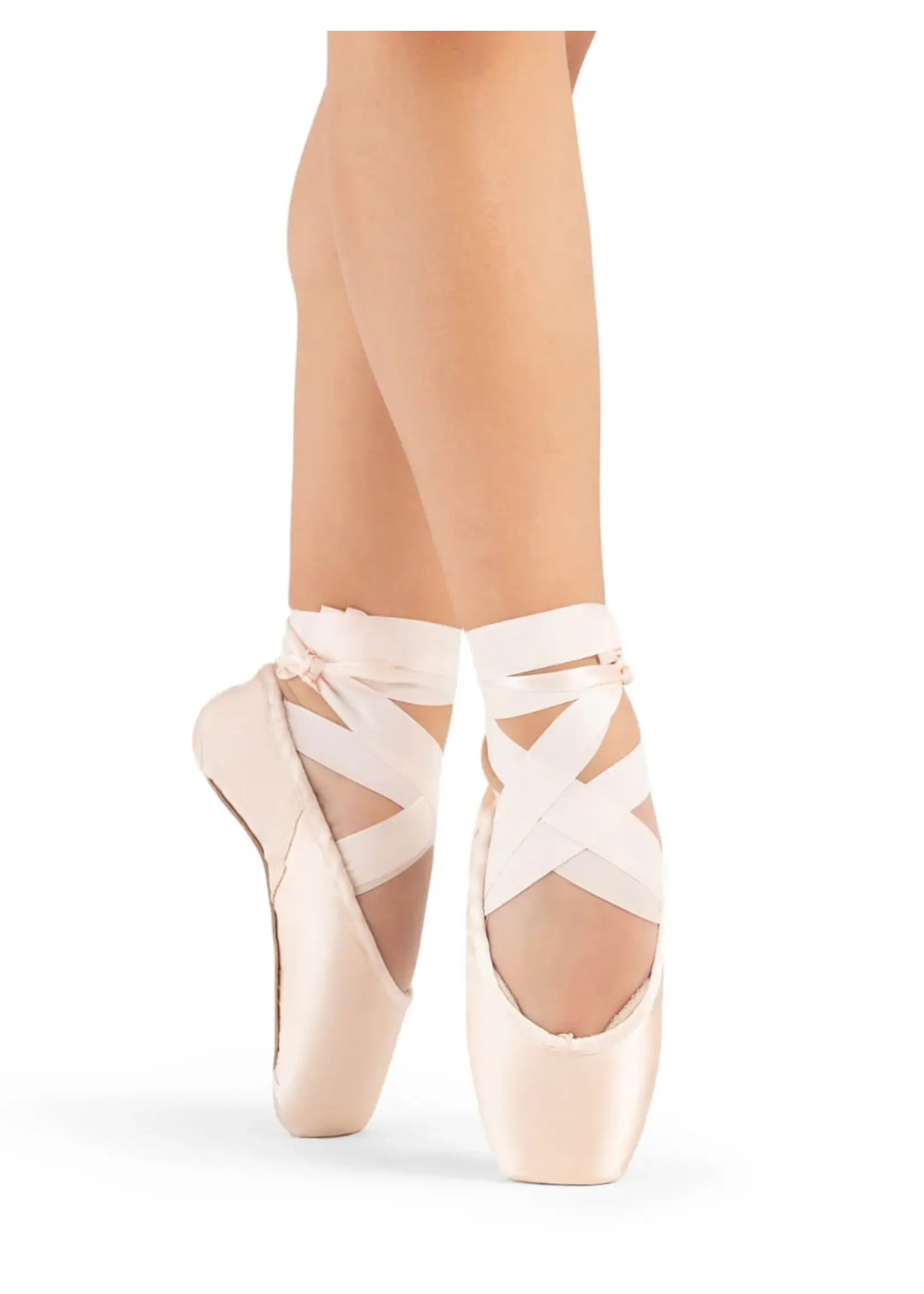 CAPEZIO & BUNHEADS A1143W AVA POINTE SHOE #3.5 3/4 SHANK