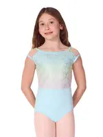 CAPEZIO & BUNHEADS AF12581C CHILD PEARL CAP SLEEVE LEOTARD