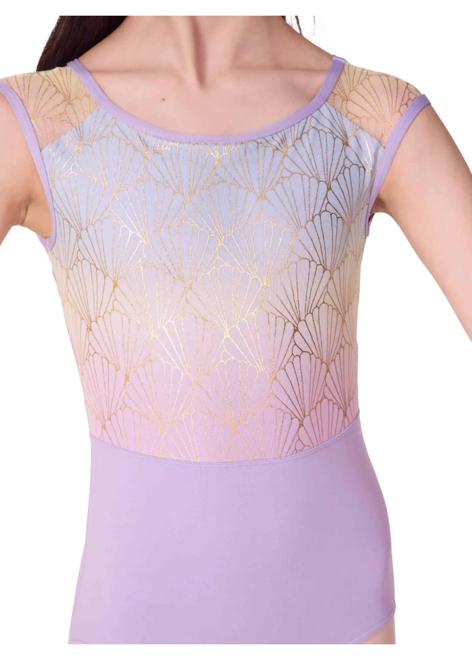 CAPEZIO & BUNHEADS AF12581C CHILD PEARL CAP SLEEVE LEOTARD