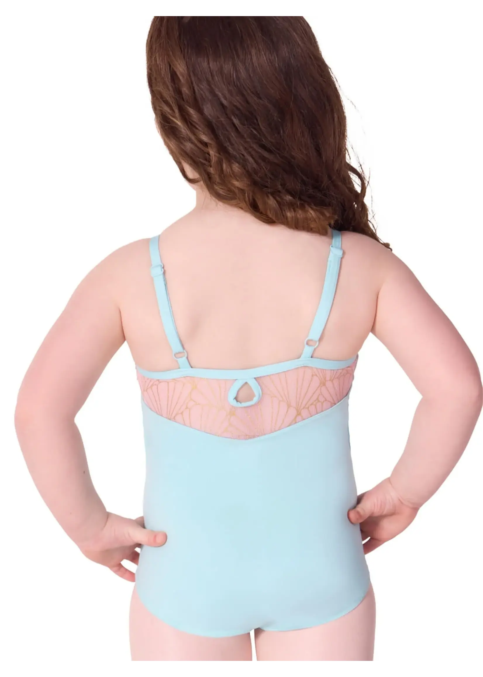 CAPEZIO & BUNHEADS AF12582C CHILD VENUS CAMISOLE LEOTARD