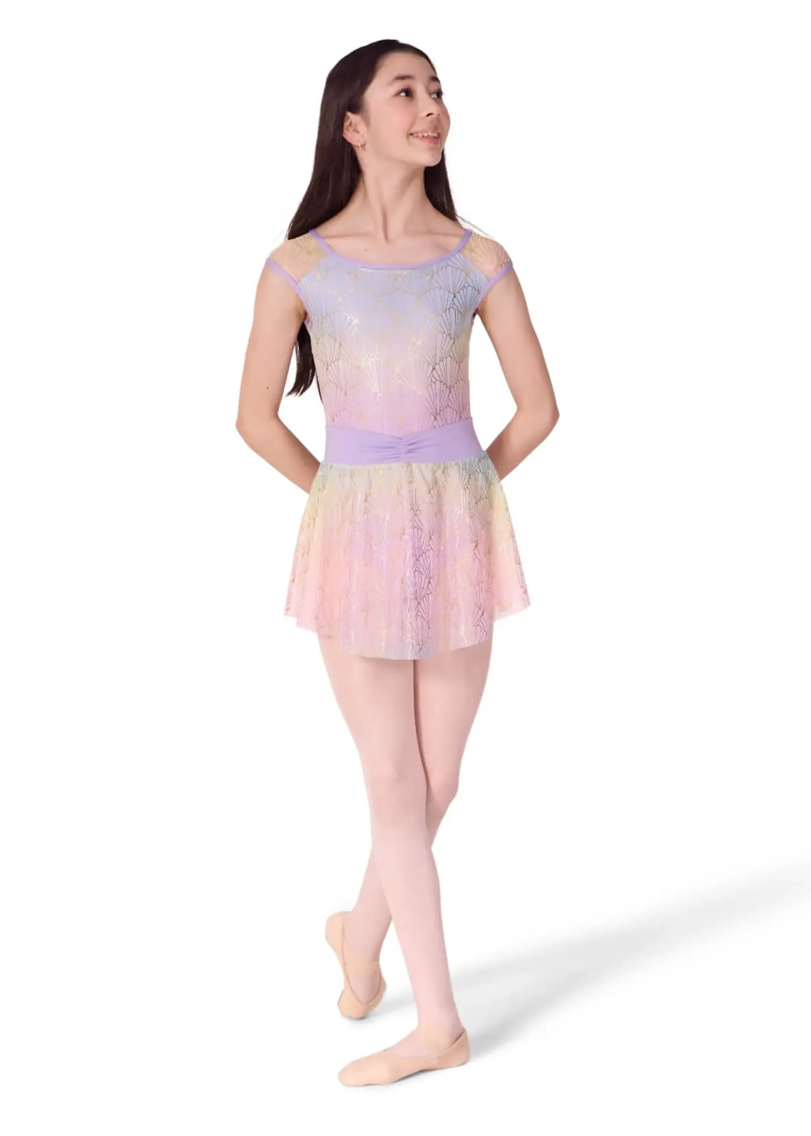 CAPEZIO & BUNHEADS AF12585C CHILD SAND DOLLAR PULL ON SKIRT