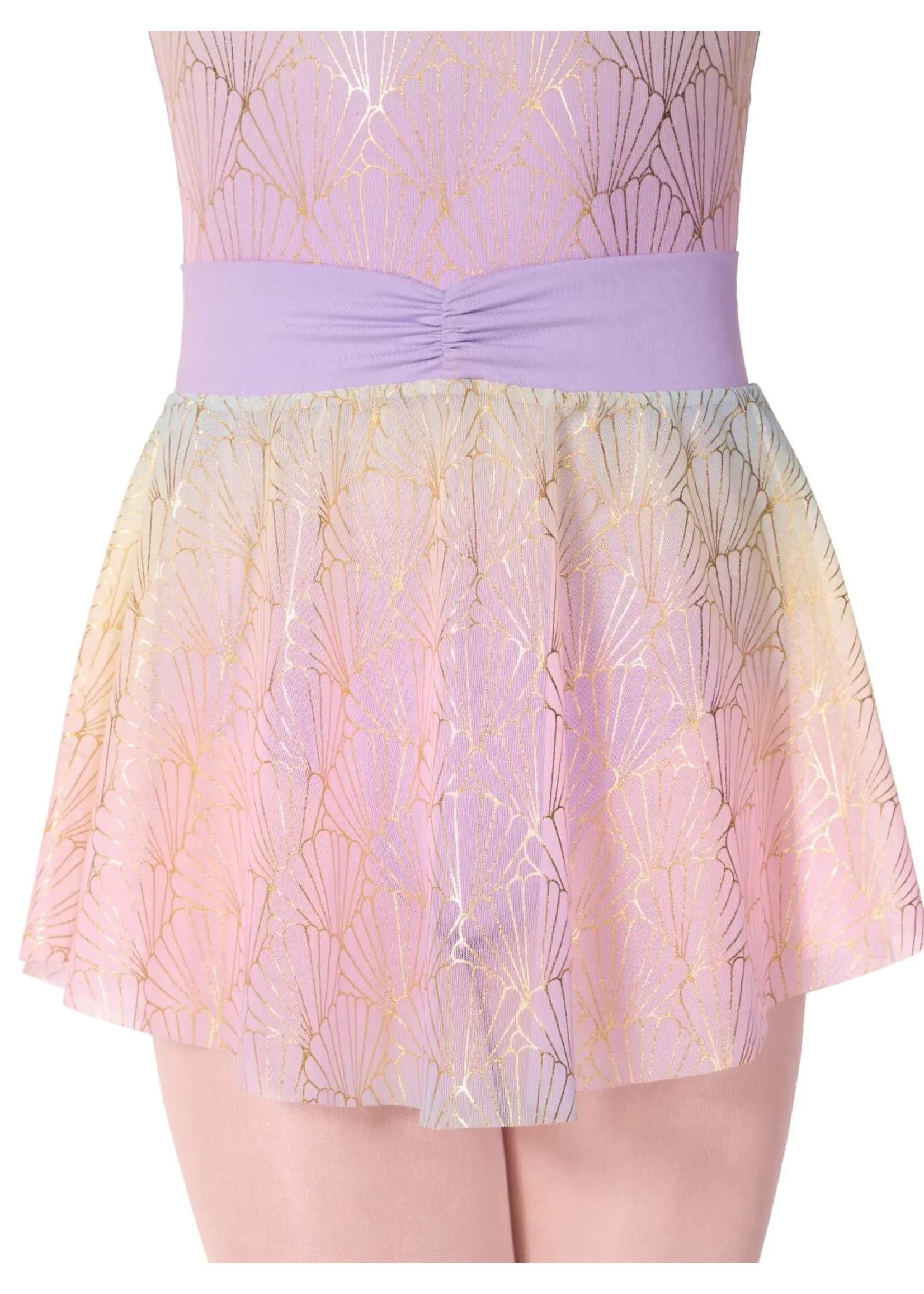 CAPEZIO & BUNHEADS AF12585C CHILD SAND DOLLAR PULL ON SKIRT