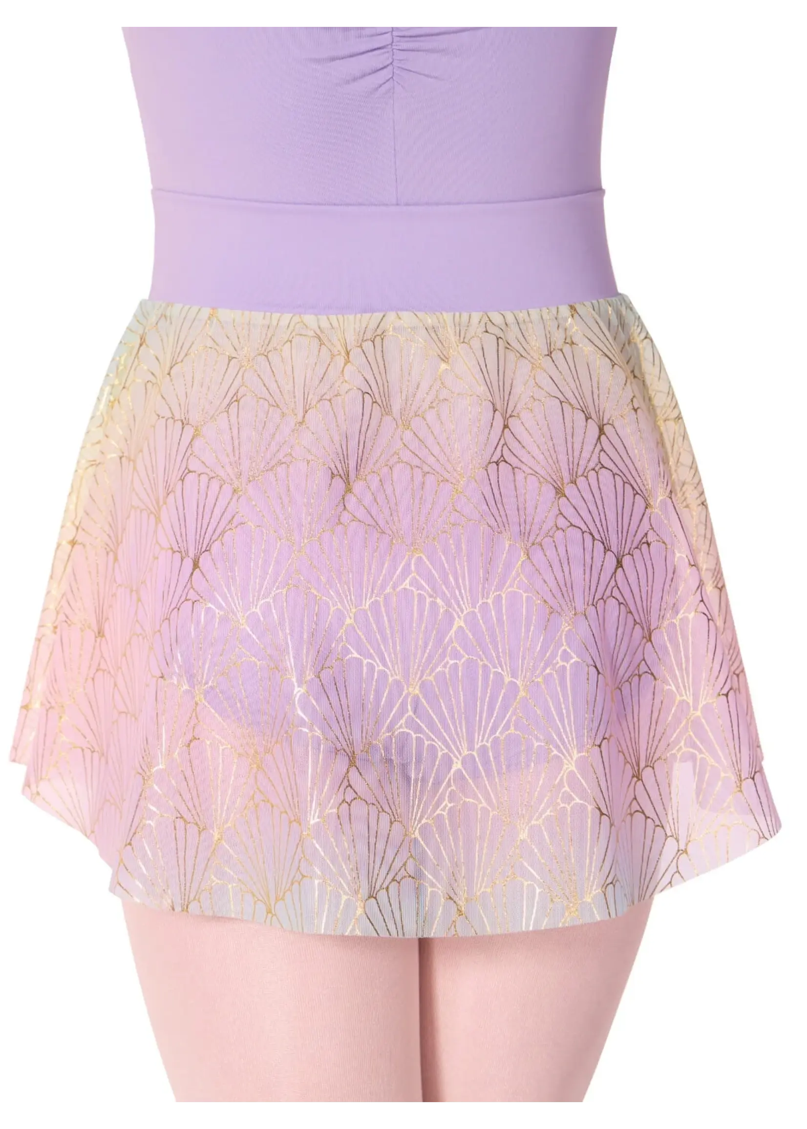 CAPEZIO & BUNHEADS AF12585C CHILD SAND DOLLAR PULL ON SKIRT