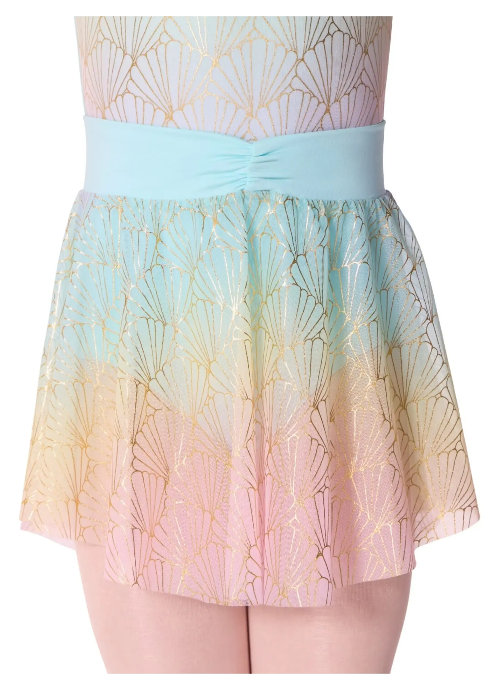 CAPEZIO & BUNHEADS AF12585C CHILD SAND DOLLAR PULL ON SKIRT