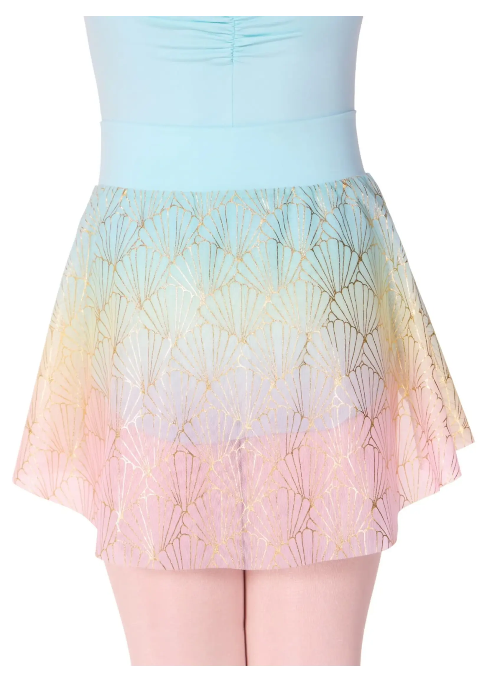 CAPEZIO & BUNHEADS AF12585C CHILD SAND DOLLAR PULL ON SKIRT