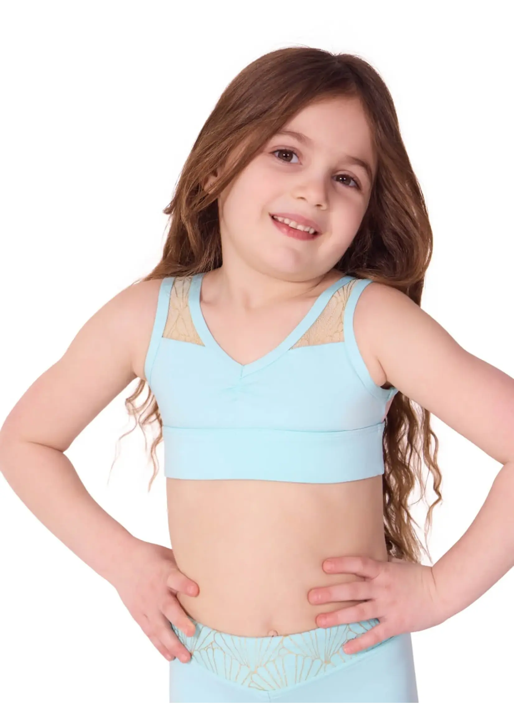 CAPEZIO & BUNHEADS AF12586C CHILD STARFISH CROP TOP