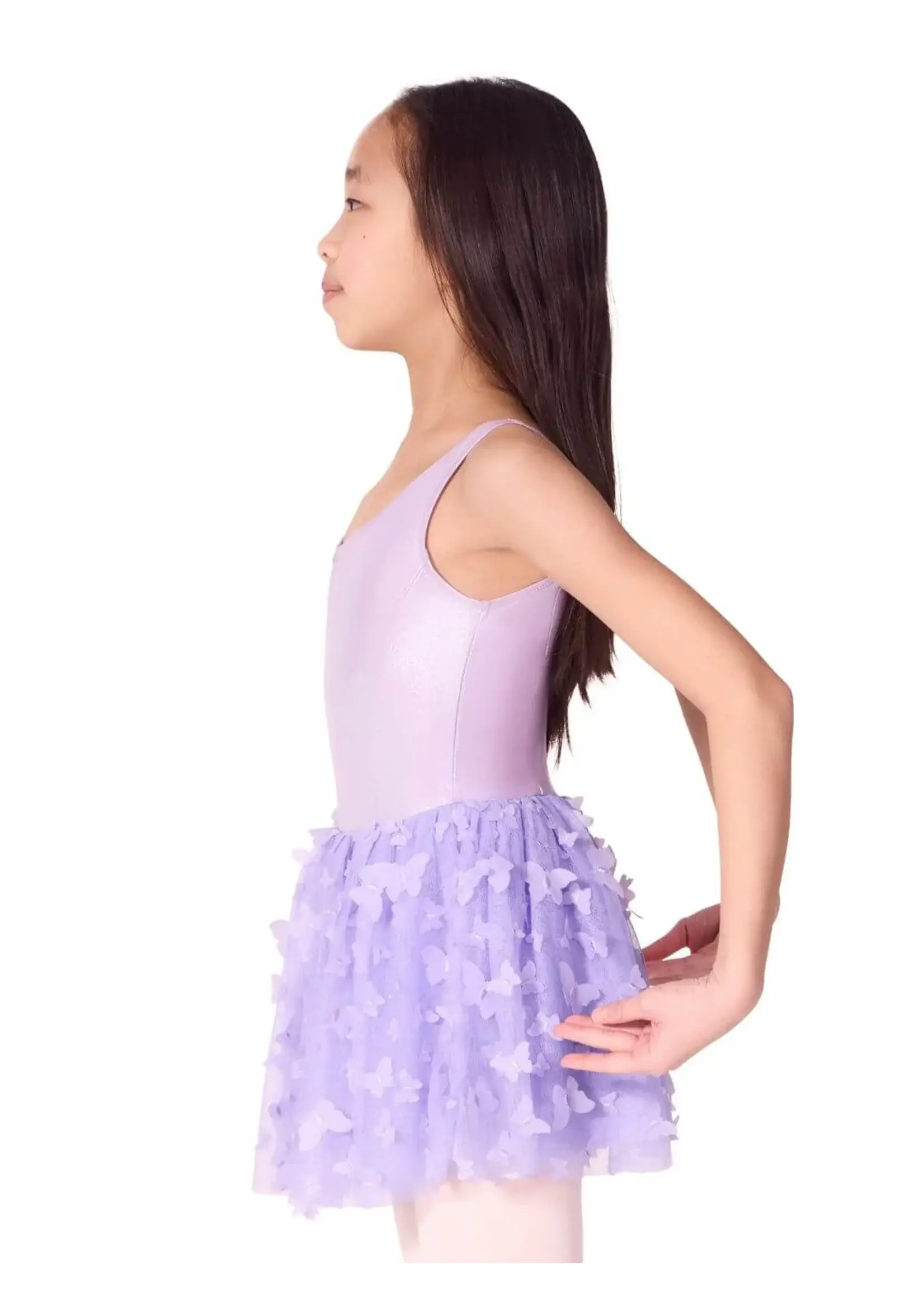 CAPEZIO & BUNHEADS AF12574C FLUTTER MONARCH SHIMMER TANK TUTU DRESS