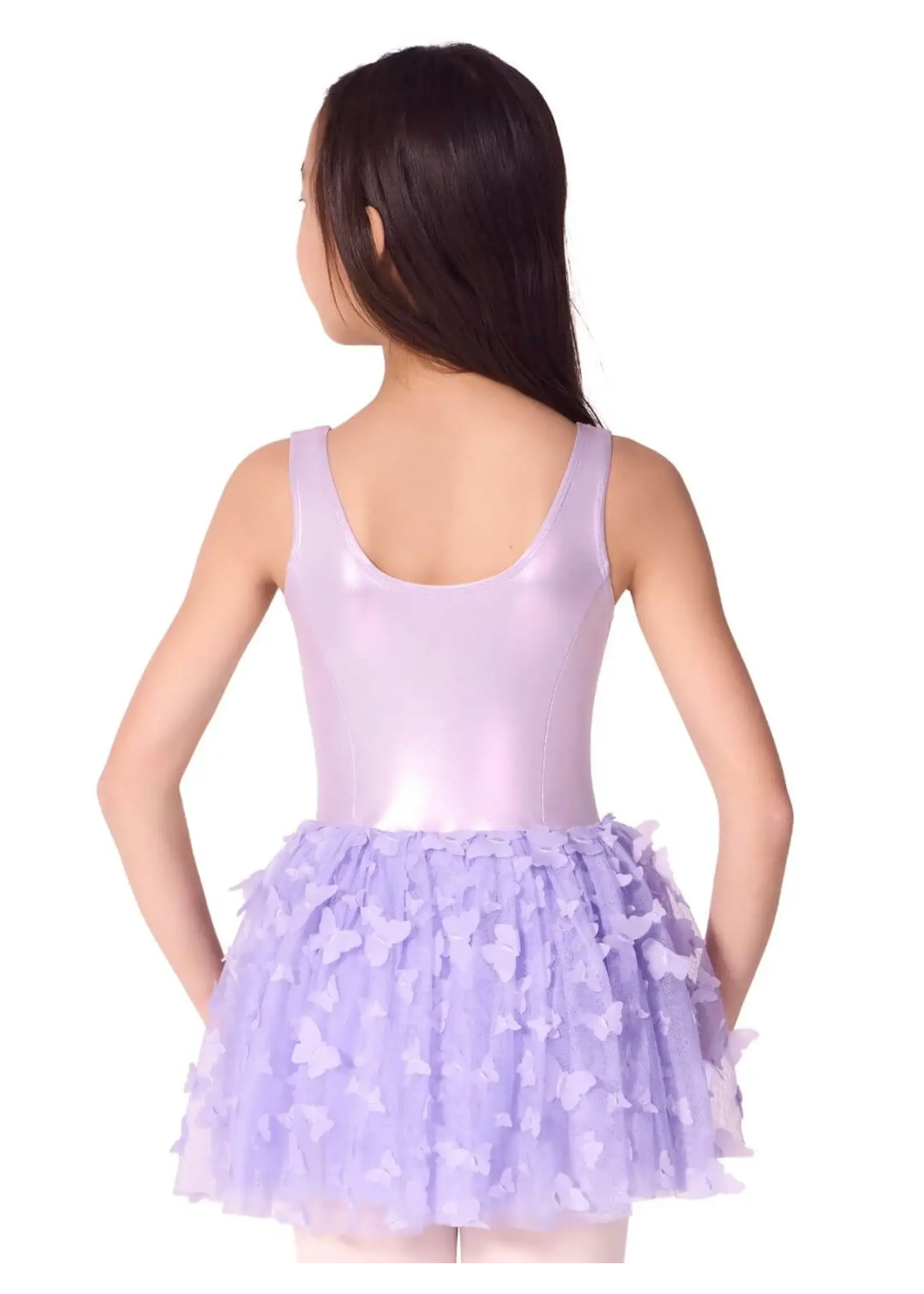 CAPEZIO & BUNHEADS AF12574C FLUTTER MONARCH SHIMMER TANK TUTU DRESS