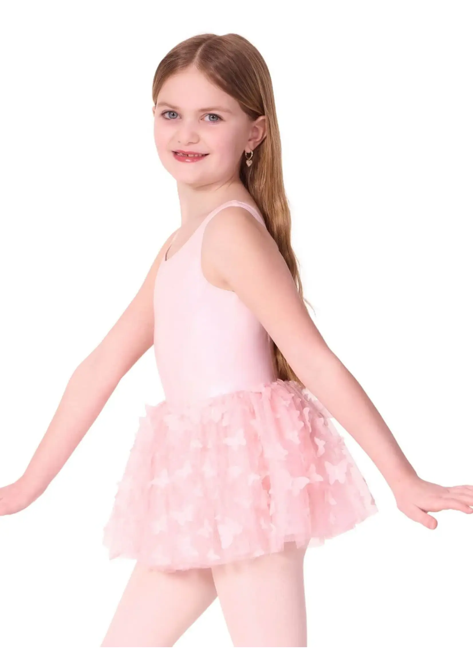 CAPEZIO & BUNHEADS AF12574C FLUTTER MONARCH SHIMMER TANK TUTU DRESS
