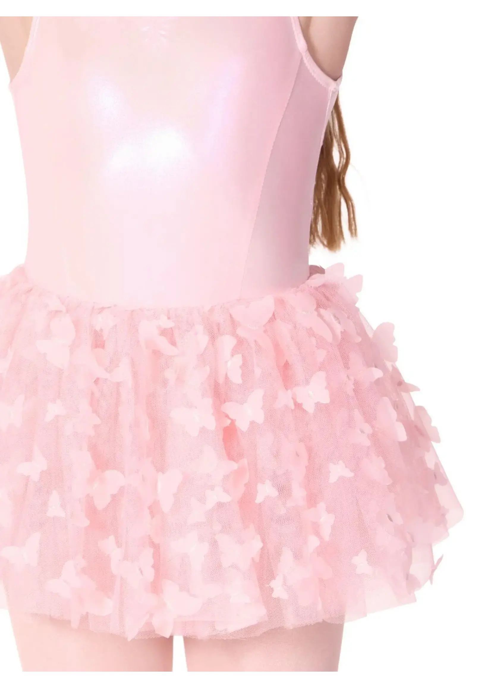 CAPEZIO & BUNHEADS AF12574C FLUTTER MONARCH SHIMMER TANK TUTU DRESS