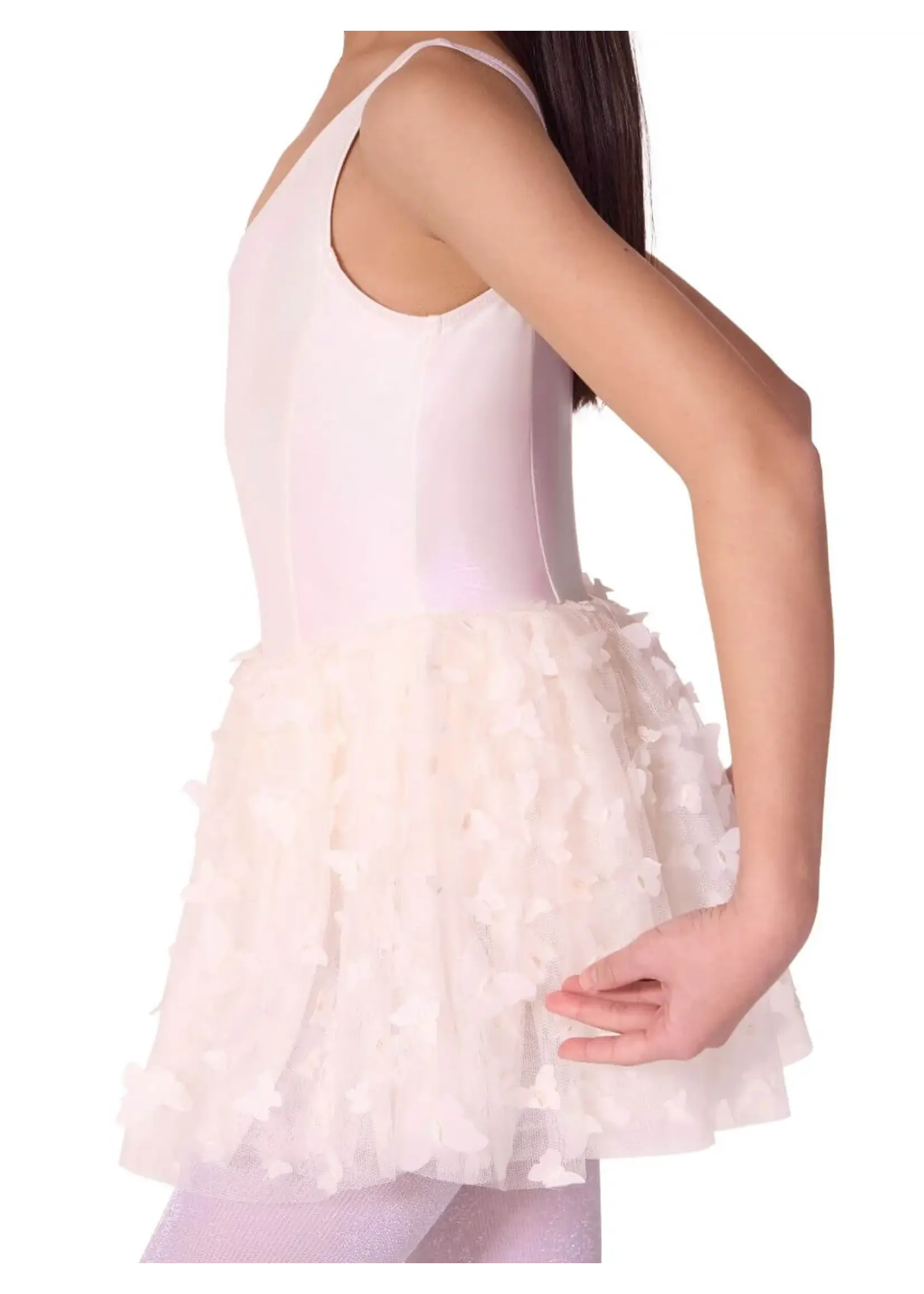 CAPEZIO & BUNHEADS AF12574C FLUTTER MONARCH SHIMMER TANK TUTU DRESS