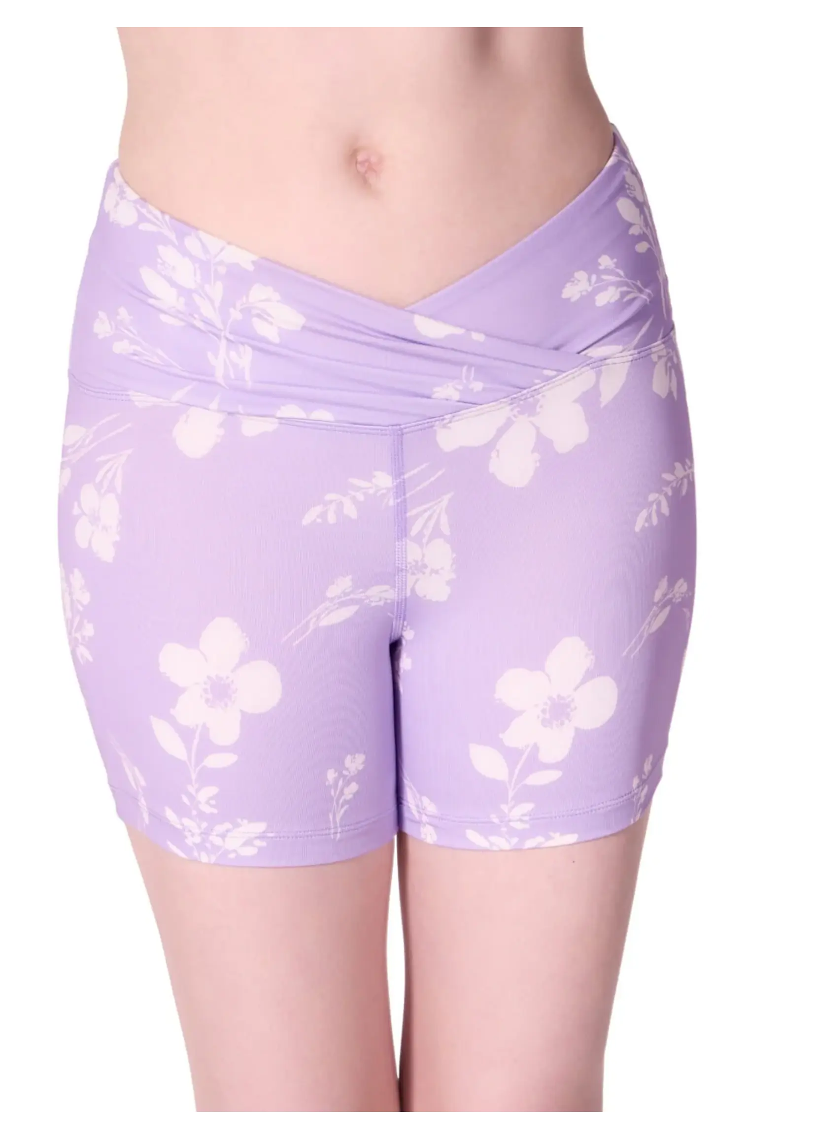 CAPEZIO & BUNHEADS AF12606W ADULT RECOLLECTION HIGH WAISTED SHORT