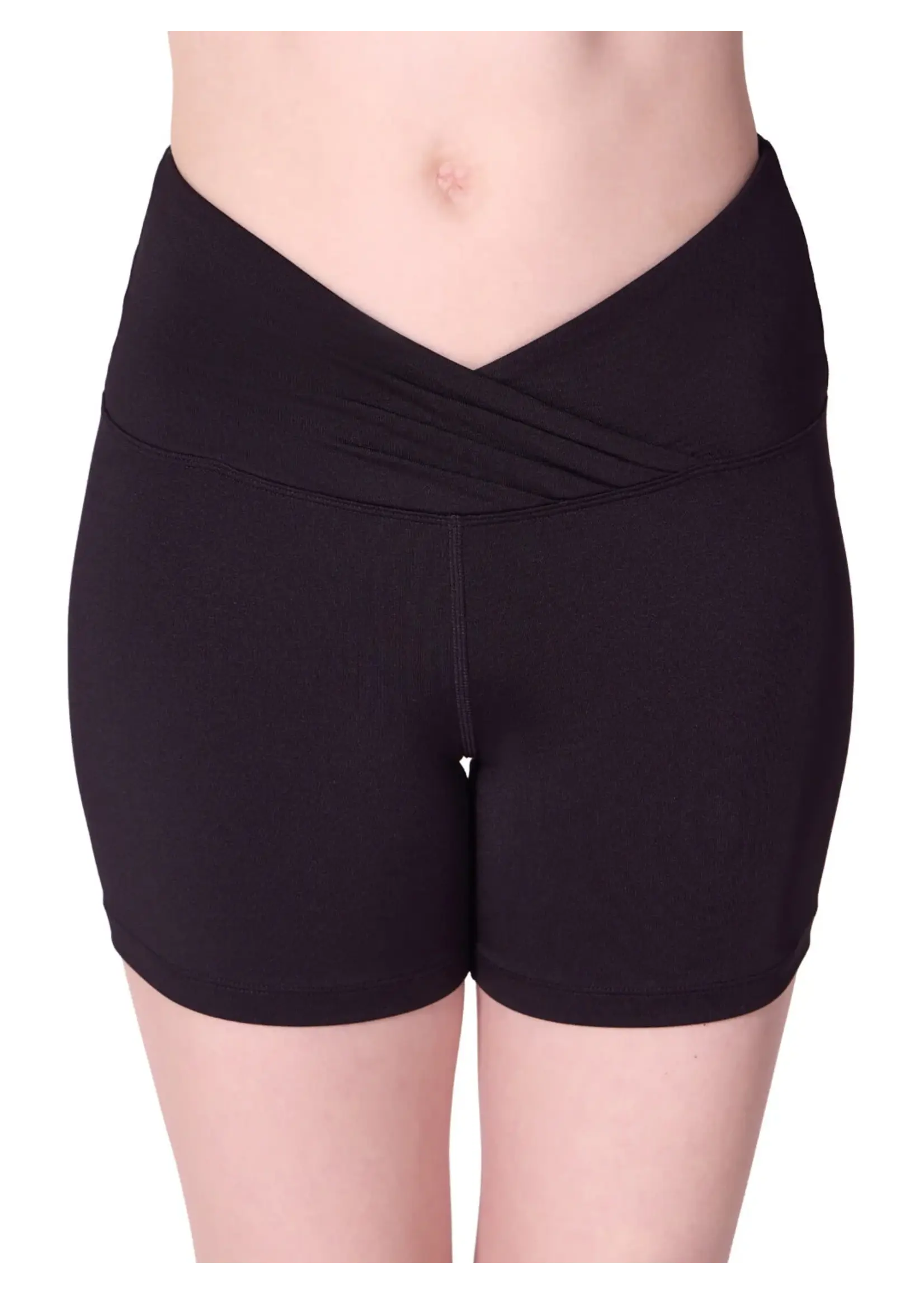 CAPEZIO & BUNHEADS AF12606W ADULT RECOLLECTION HIGH WAISTED SHORT