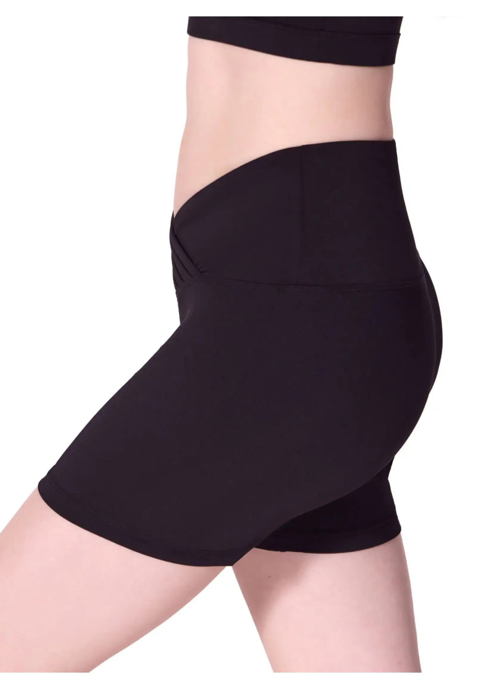 CAPEZIO & BUNHEADS AF12606W ADULT RECOLLECTION HIGH WAISTED SHORT