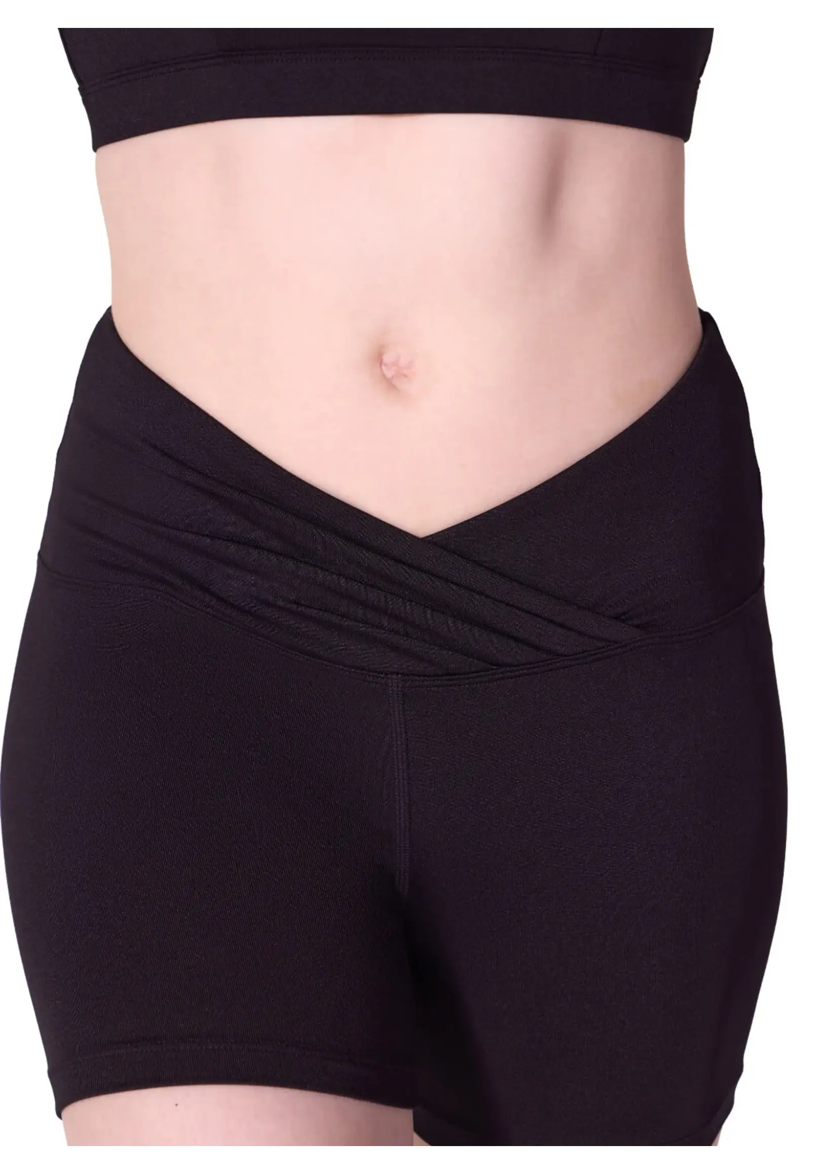 CAPEZIO & BUNHEADS AF12606W ADULT RECOLLECTION HIGH WAISTED SHORT