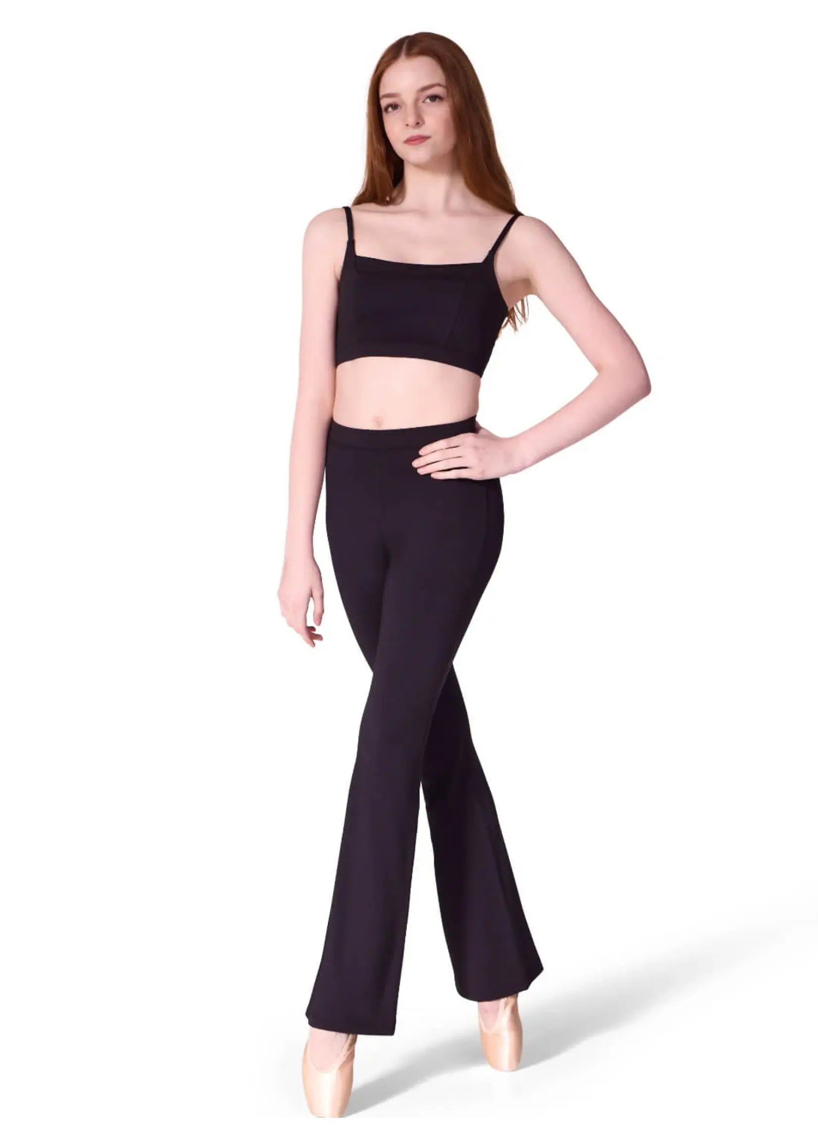 CAPEZIO & BUNHEADS AF12607W ADULT MEMORY HIGH WAISTED FLARE LEGGING