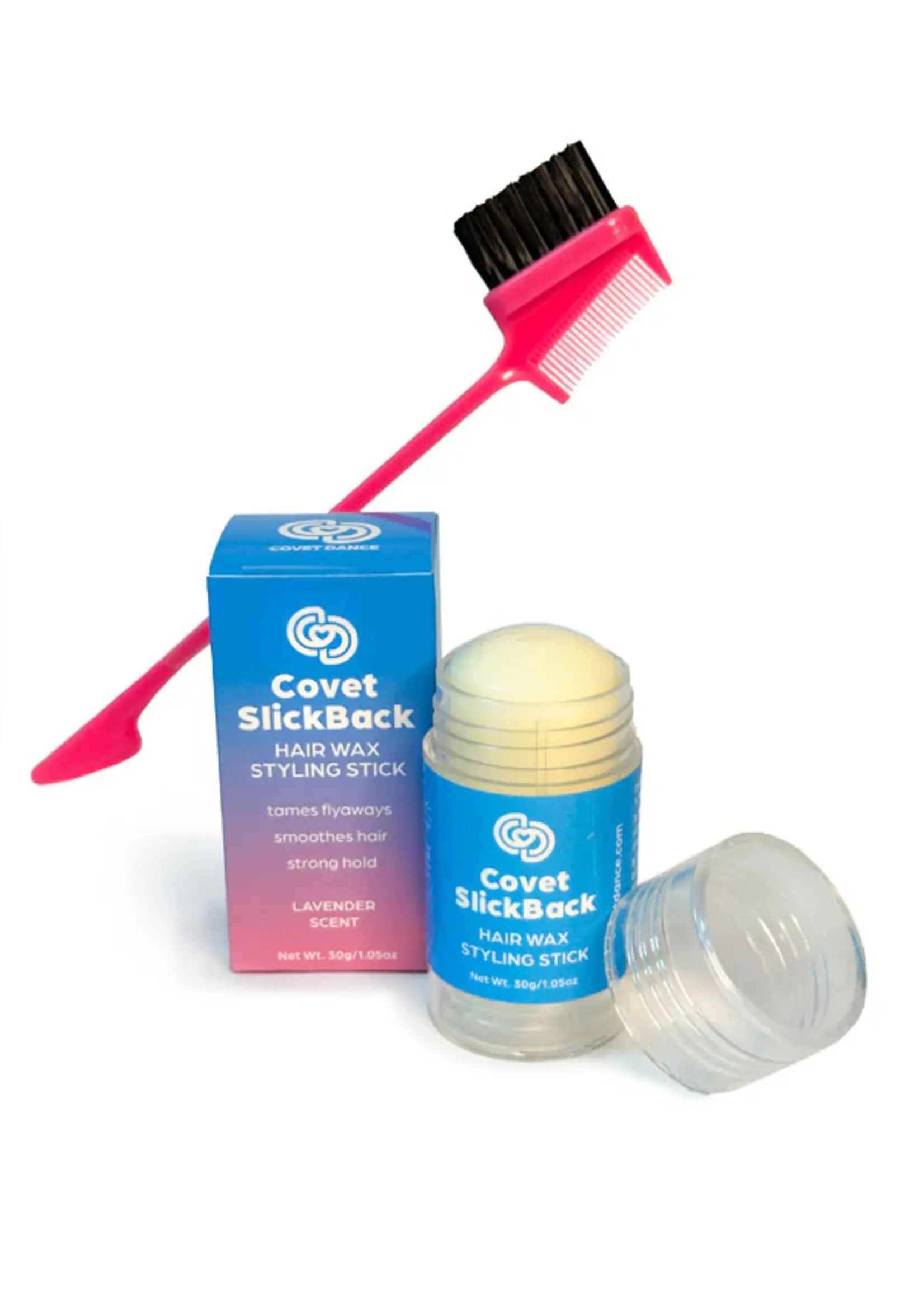 COVET DANCE SLICK BACK HAIR WAX WITH STYLING STICK