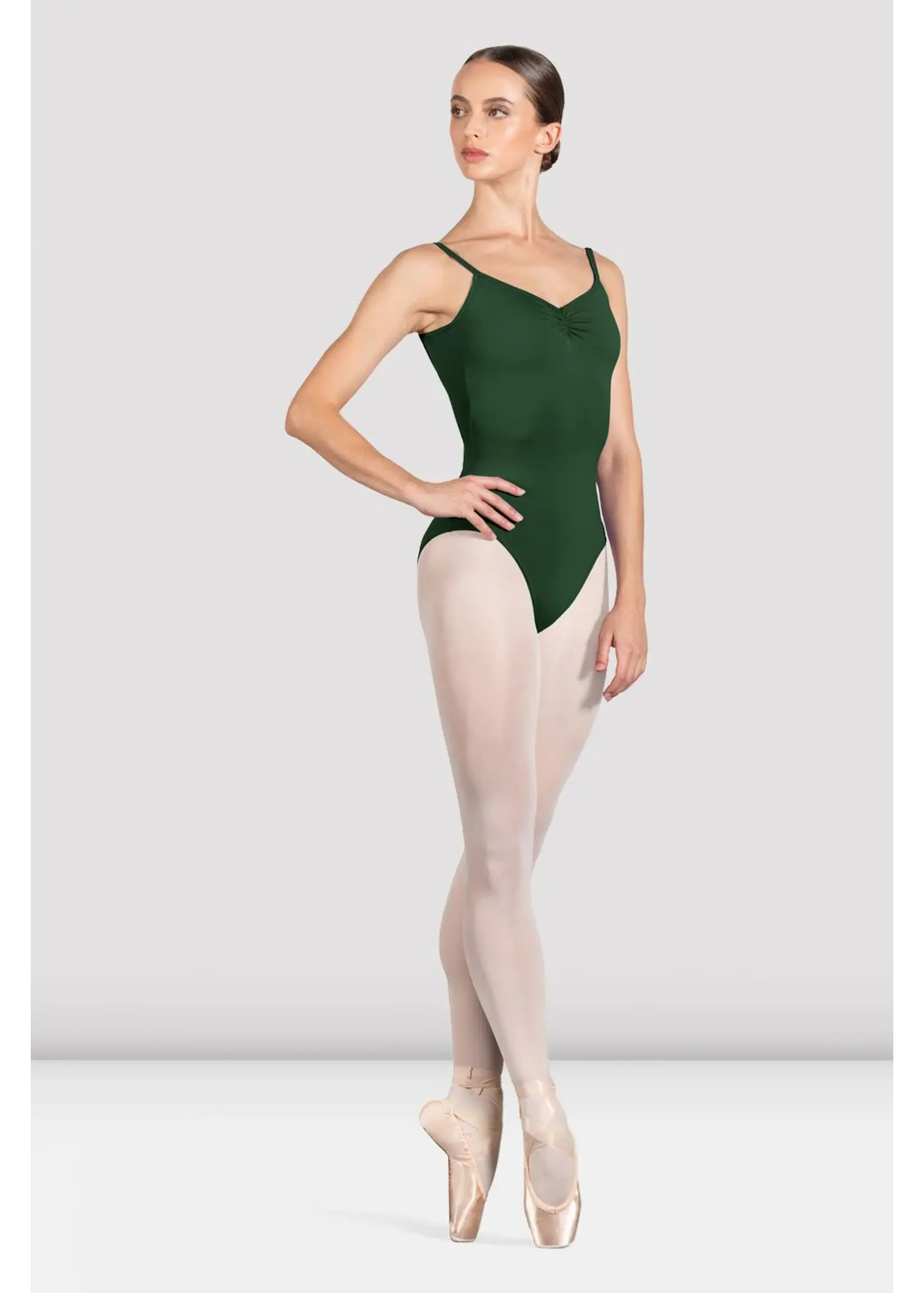 BLOCH & MIRELLA L4257 BALLETCORE PINCH FRONT LOW BACK CAMISOLE LEOTARD
