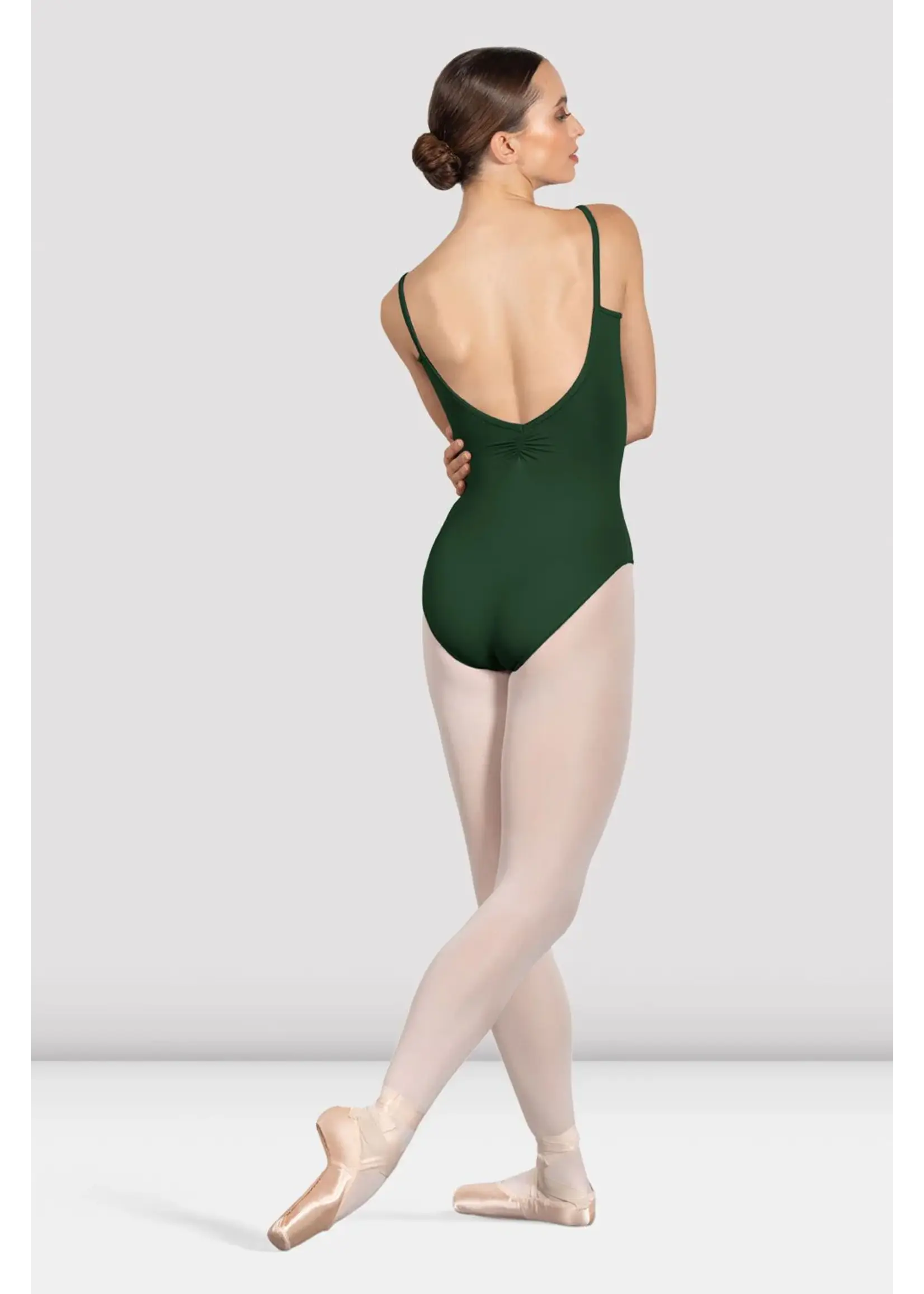 BLOCH & MIRELLA L4257 BALLETCORE PINCH FRONT LOW BACK CAMISOLE LEOTARD