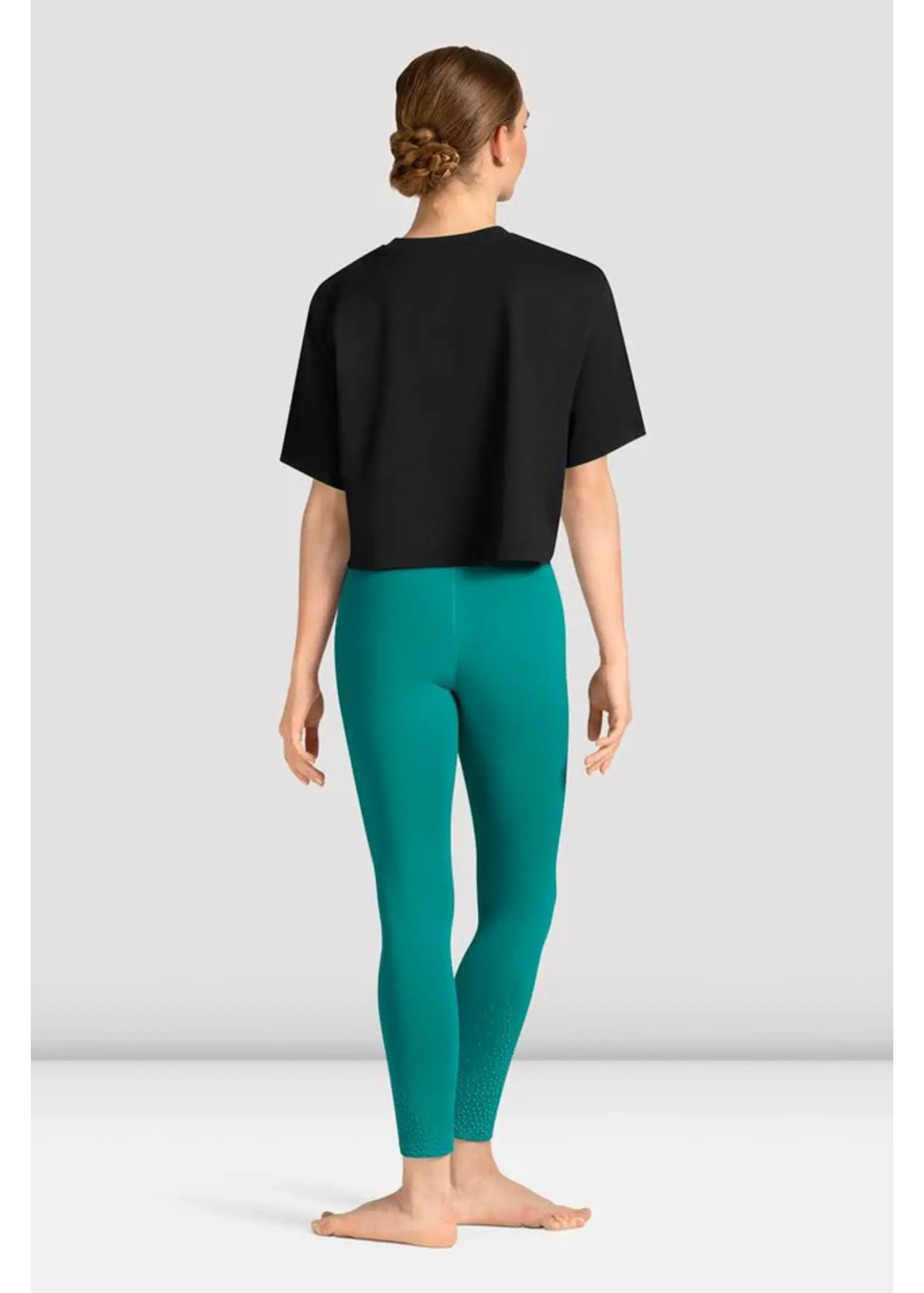 BLOCH & MIRELLA M30009L ADULT CROP DANCE PRINT T-SHIRT