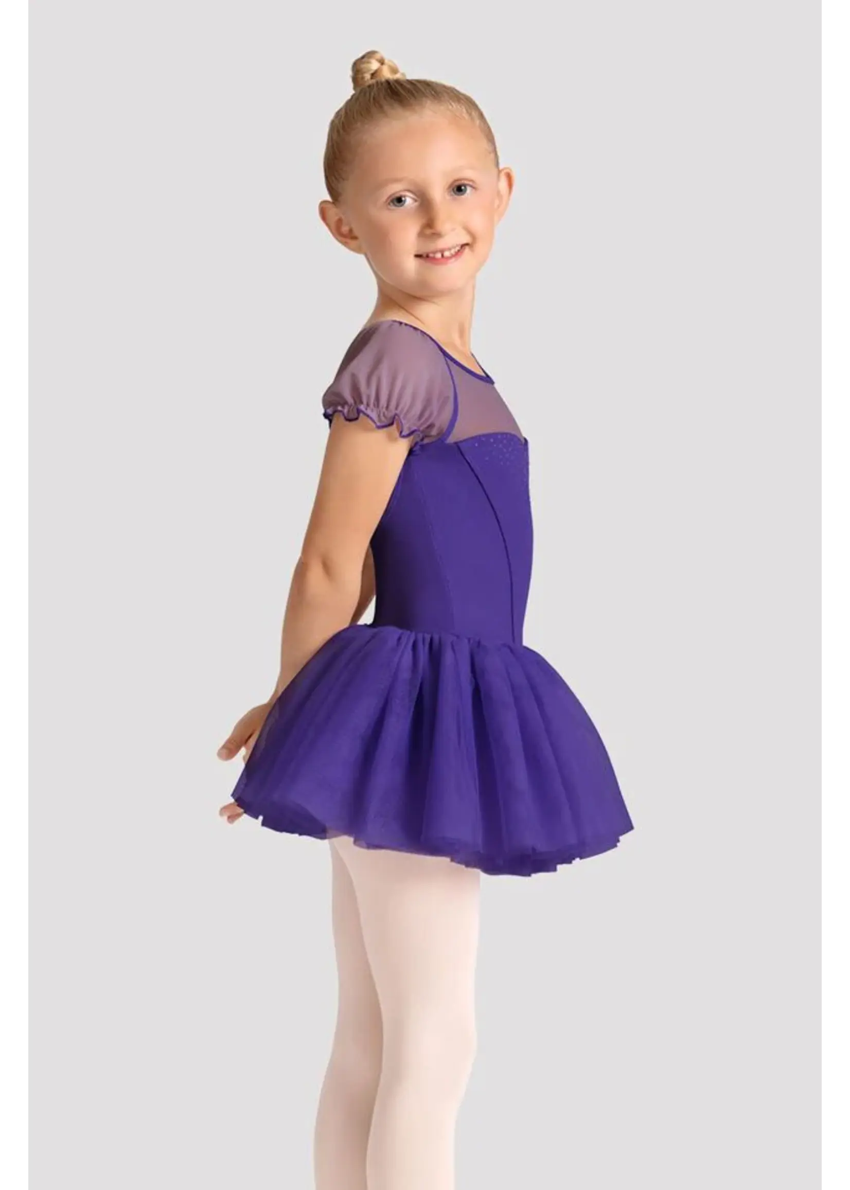 BLOCH & MIRELLA M20007C CHILD PUFF SLEEVE SWEETHEART TUTU DRESS
