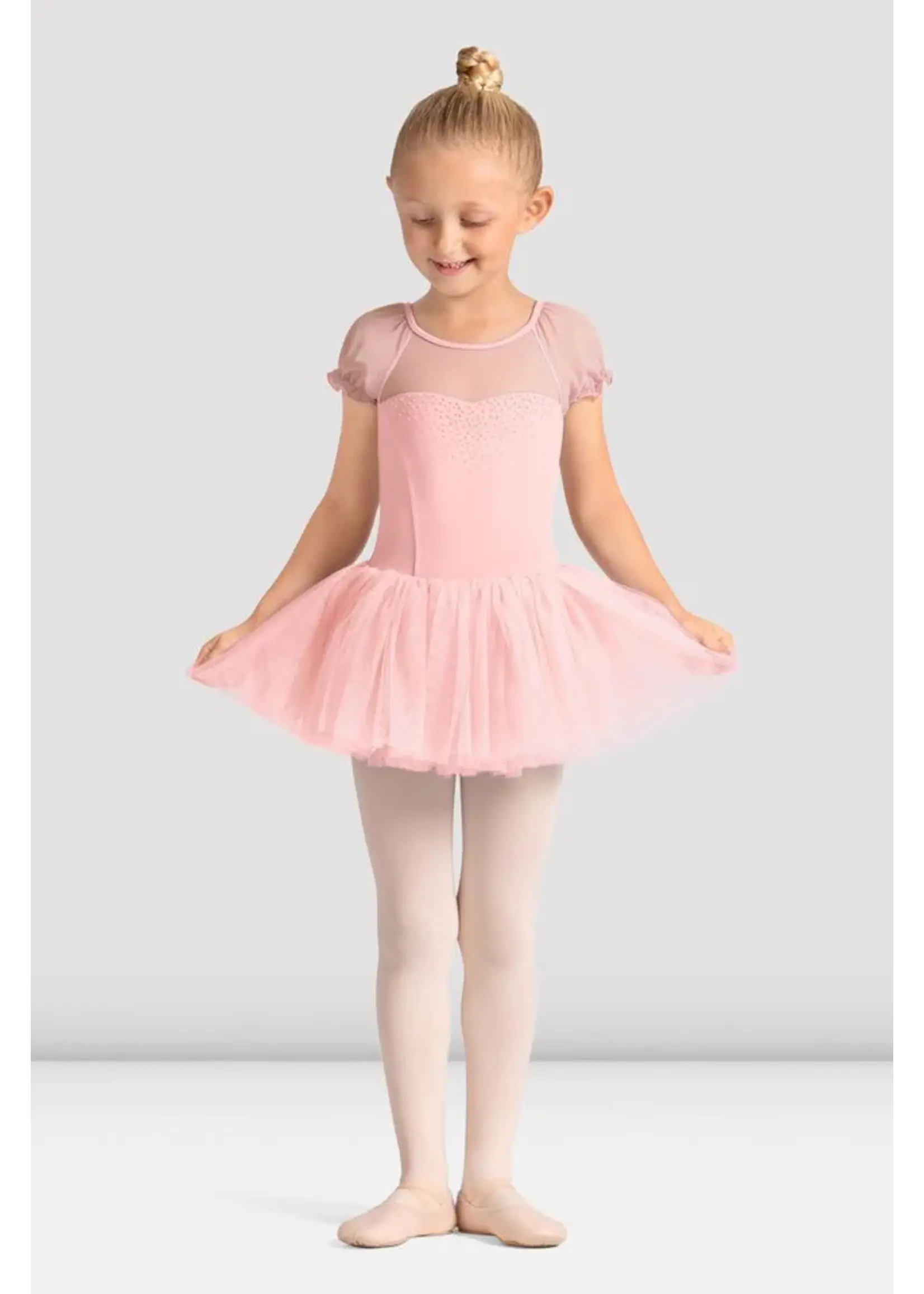 BLOCH & MIRELLA M20007C CHILD PUFF SLEEVE SWEETHEART TUTU DRESS