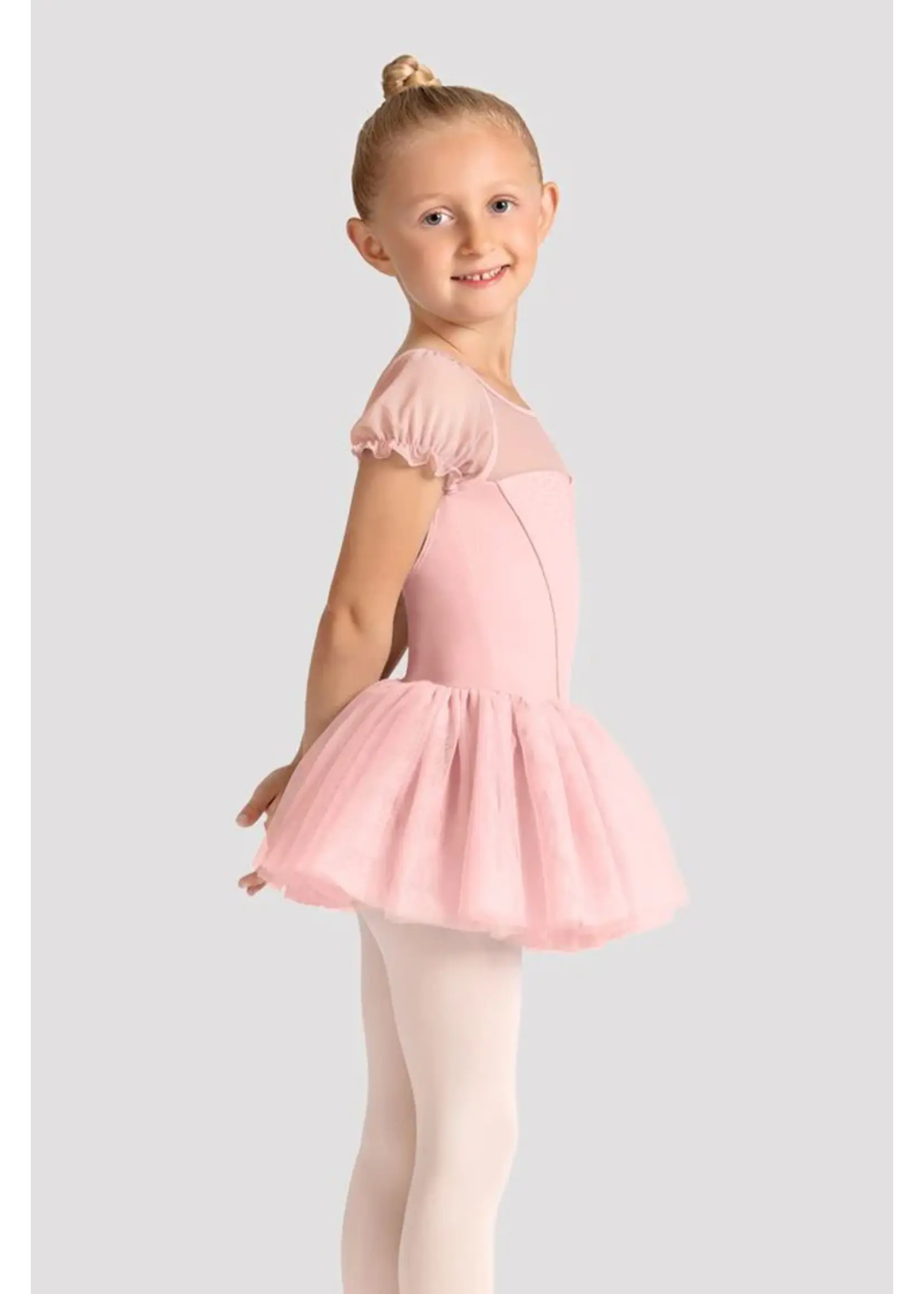 BLOCH & MIRELLA M20007C CHILD PUFF SLEEVE SWEETHEART TUTU DRESS