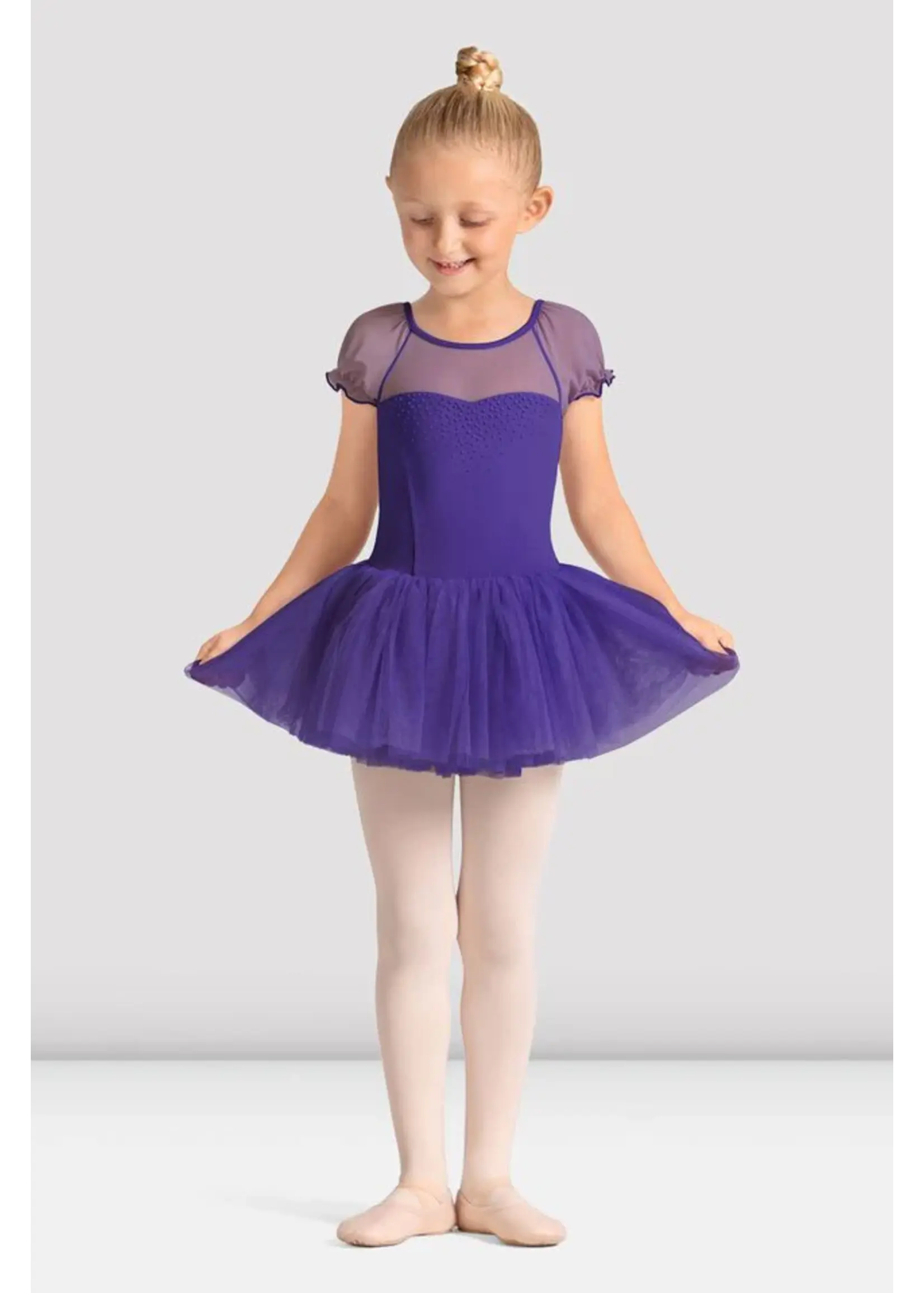 BLOCH & MIRELLA M20007C CHILD PUFF SLEEVE SWEETHEART TUTU DRESS