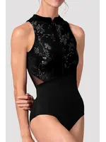 BLOCH & MIRELLA L40008 CASEY FRONT ZIP HALTER LEOTARD