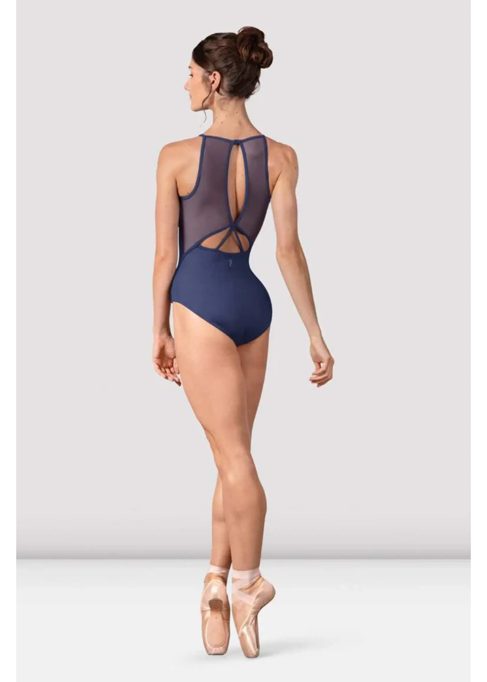 BLOCH & MIRELLA TWL70007 LENA FLORAL PRINT FRONT CAMISOLE LEOTARD